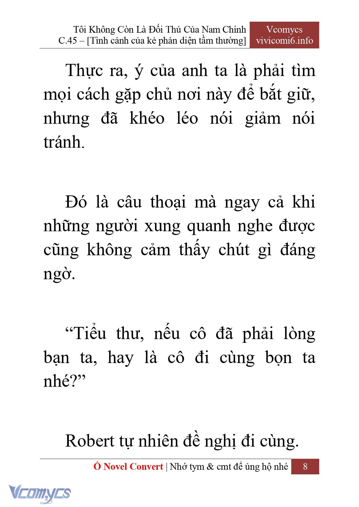 [Novel] Tôi Không Còn Là Đối Thủ Của Nam Chính Chapter  45 - 10