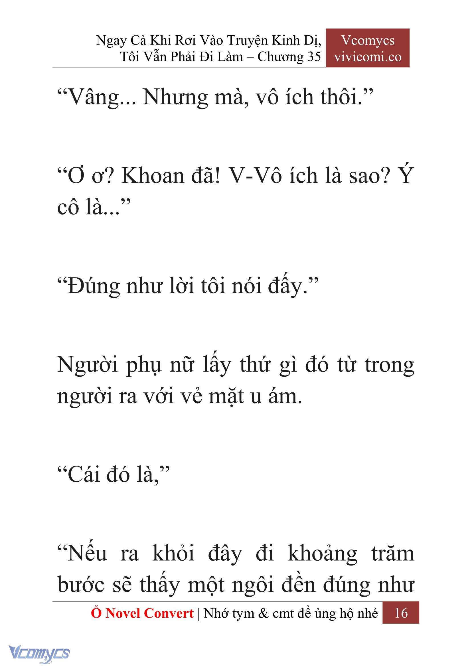 [Novel] Ngay Cả Khi Rơi Vào Truyện Kinh Dị, Tôi Vẫn Phải Đi Làm Chapter  35 - 18