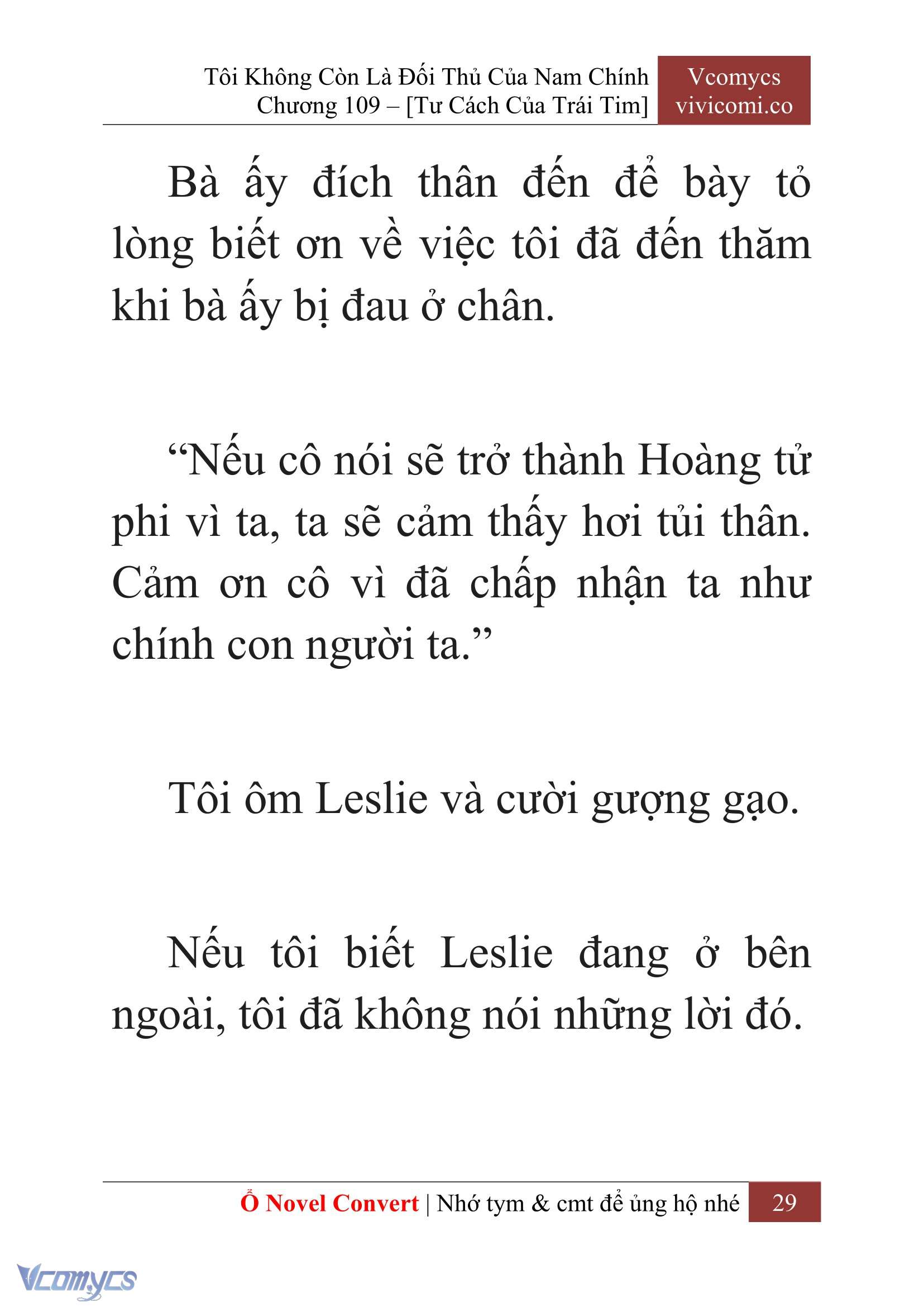 [Novel] Tôi Không Còn Là Đối Thủ Của Nam Chính Chapter  109 - 31