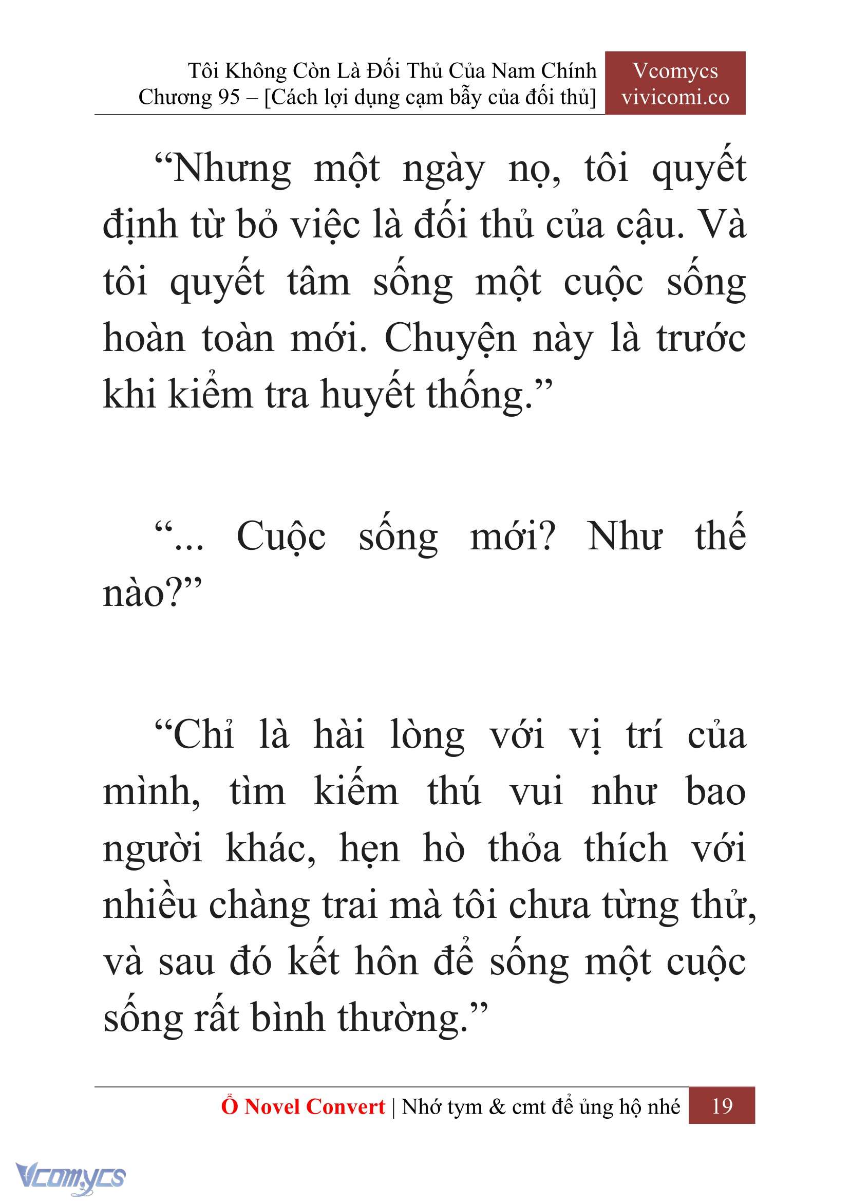 [Novel] Tôi Không Còn Là Đối Thủ Của Nam Chính Chapter  95 - 21