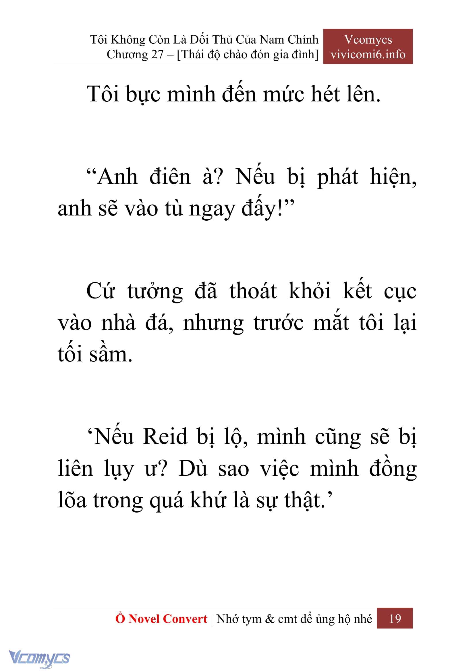 [Novel] Tôi Không Còn Là Đối Thủ Của Nam Chính Chapter  27 - 21