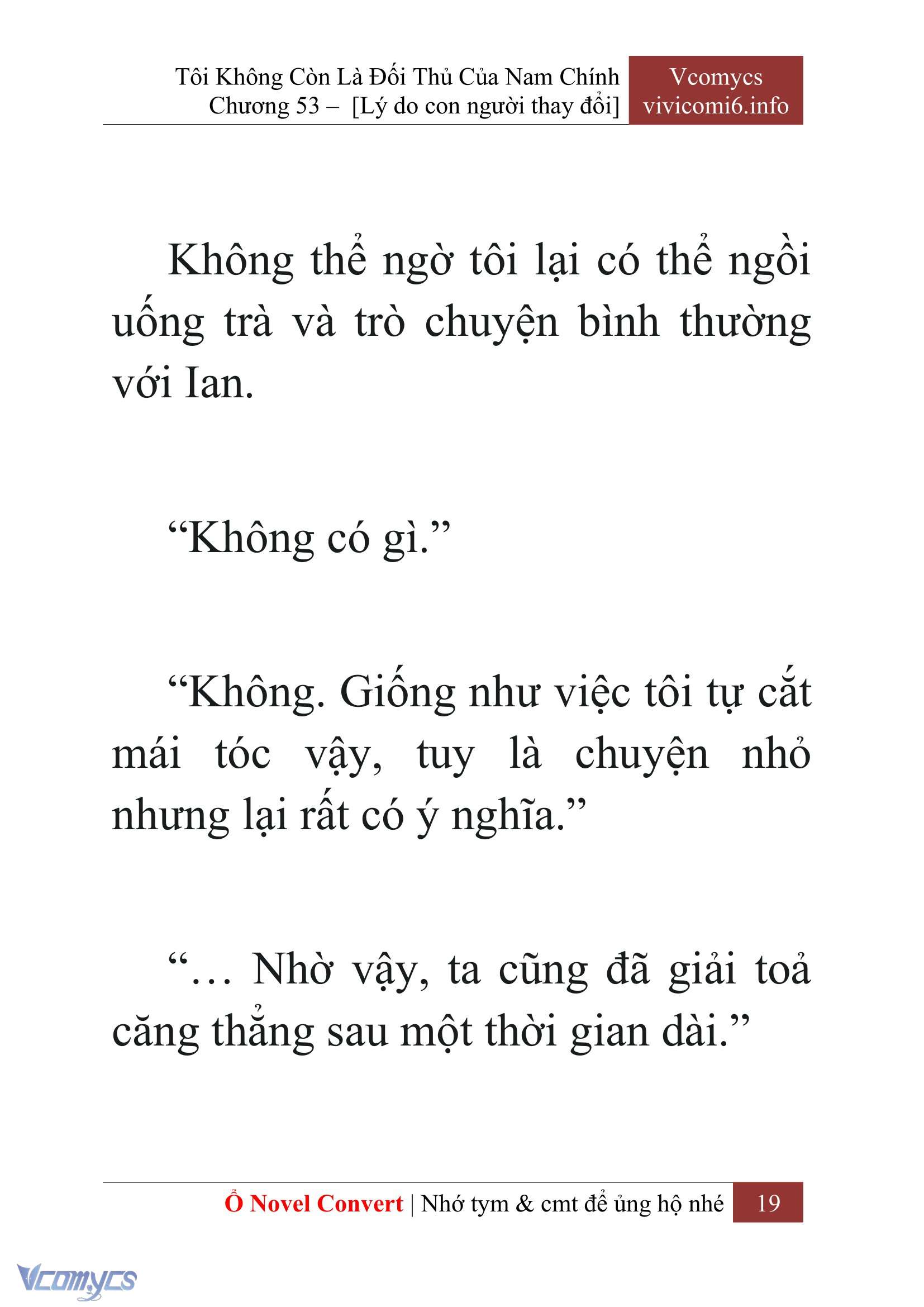 [Novel] Tôi Không Còn Là Đối Thủ Của Nam Chính Chapter  53 - 21