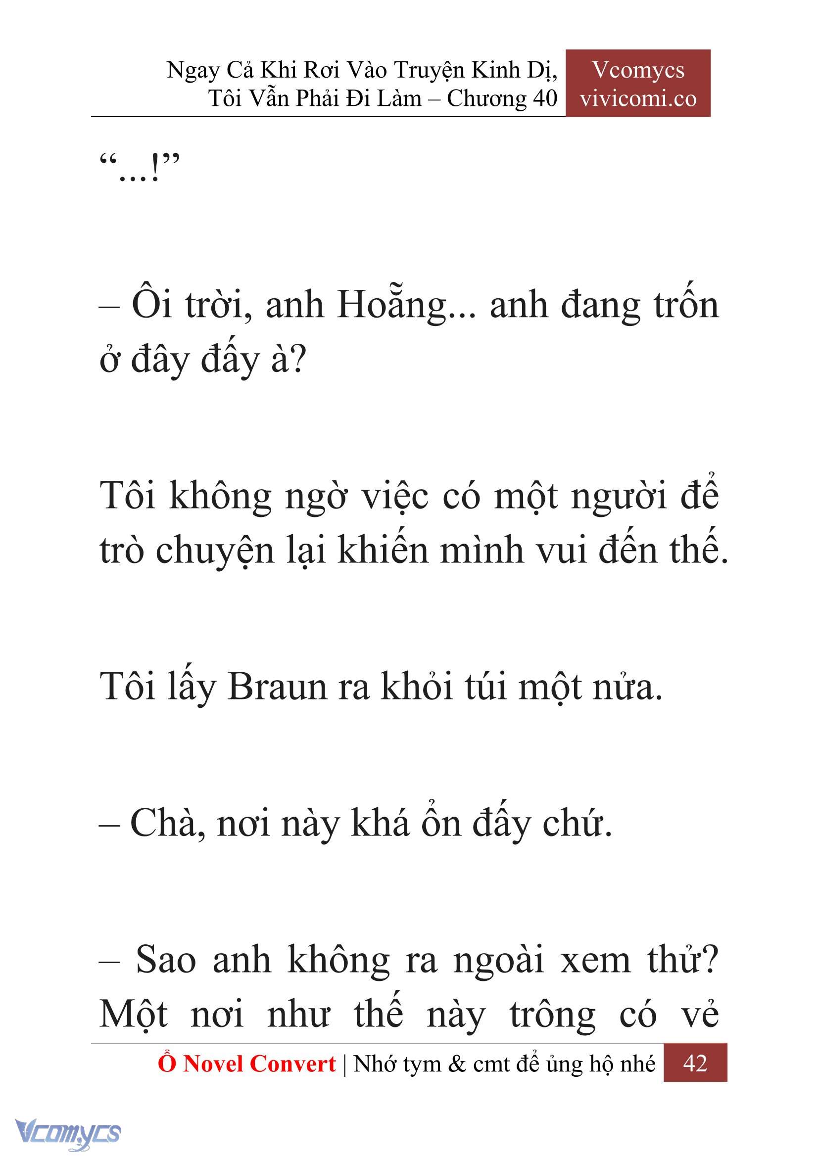 [Novel] Ngay Cả Khi Rơi Vào Truyện Kinh Dị, Tôi Vẫn Phải Đi Làm Chapter  40 - 44
