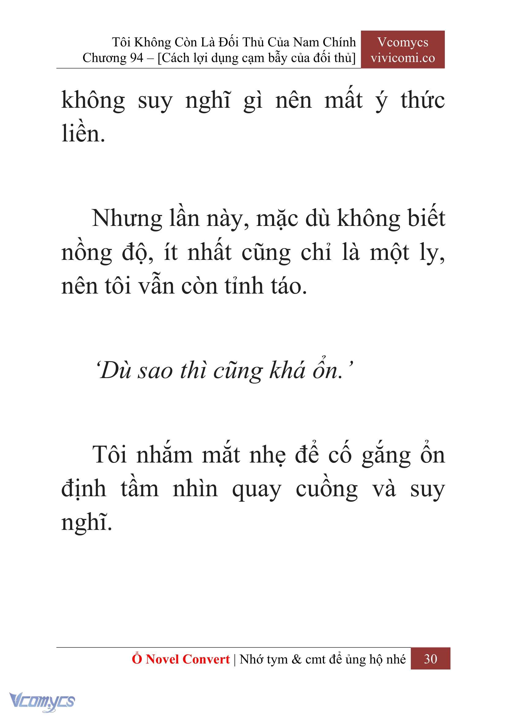 [Novel] Tôi Không Còn Là Đối Thủ Của Nam Chính Chapter  94 - 32