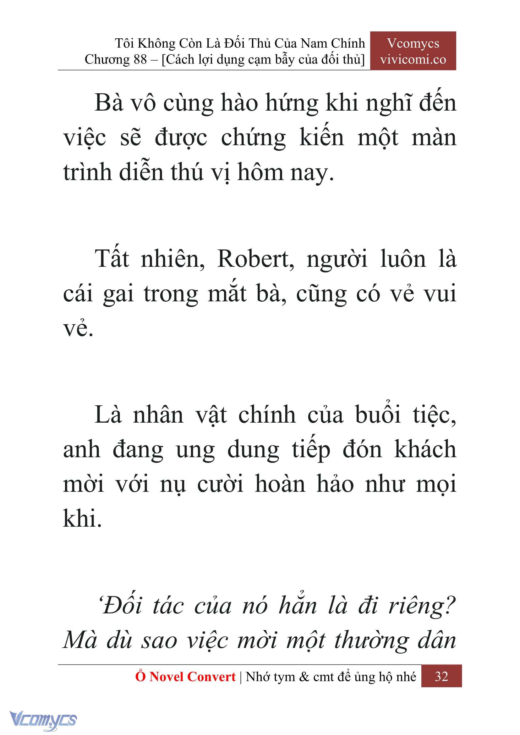 [Novel] Tôi Không Còn Là Đối Thủ Của Nam Chính Chapter  88 - 34
