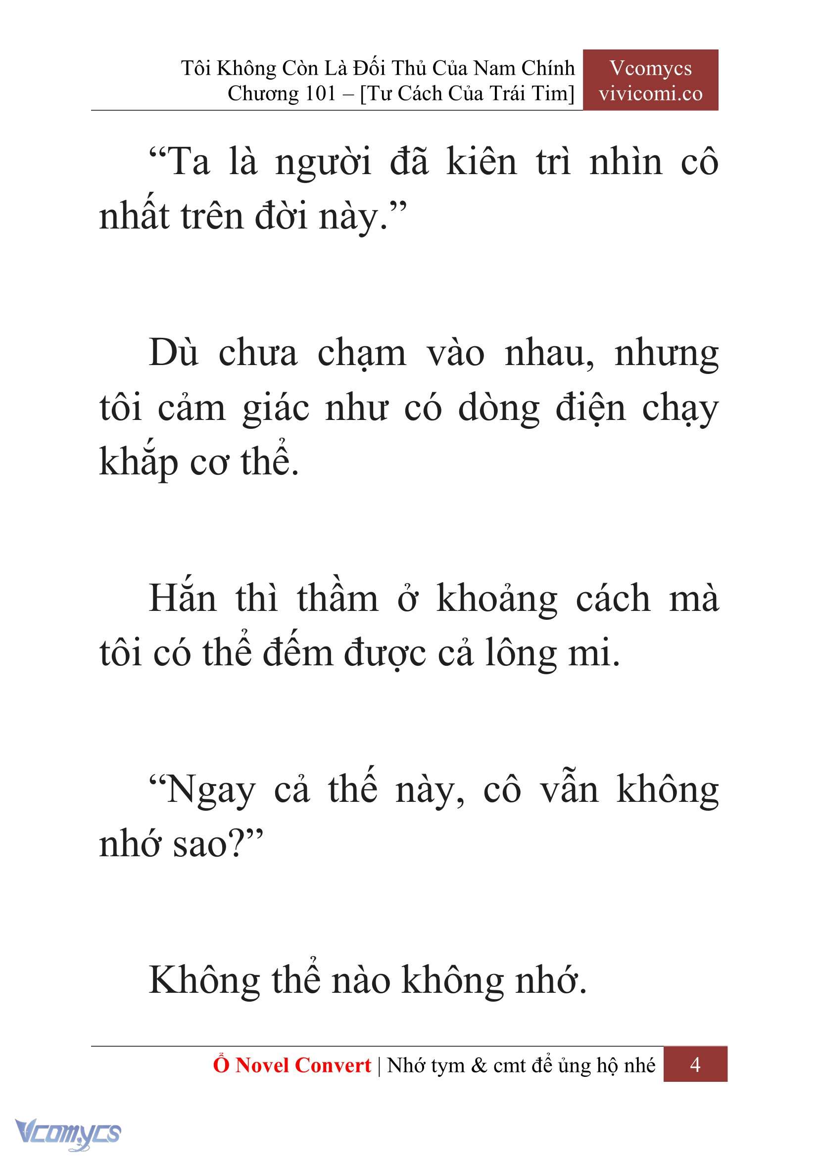 [Novel] Tôi Không Còn Là Đối Thủ Của Nam Chính Chapter  101 - 6