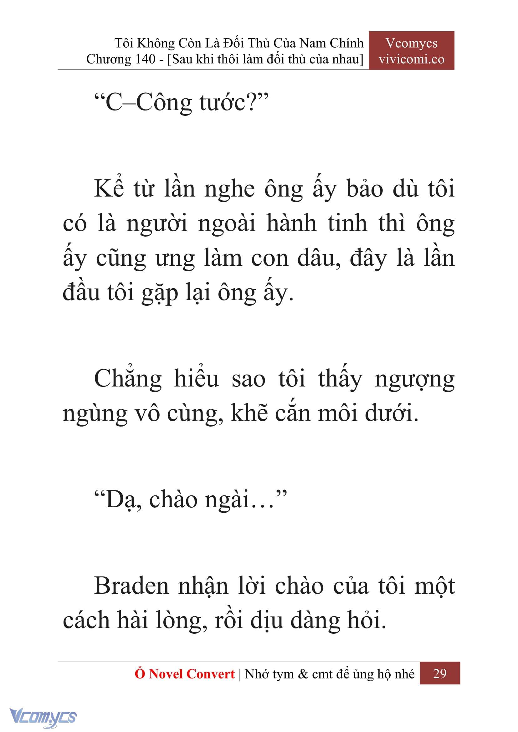 [Novel] Tôi Không Còn Là Đối Thủ Của Nam Chính Chapter  140 - 31