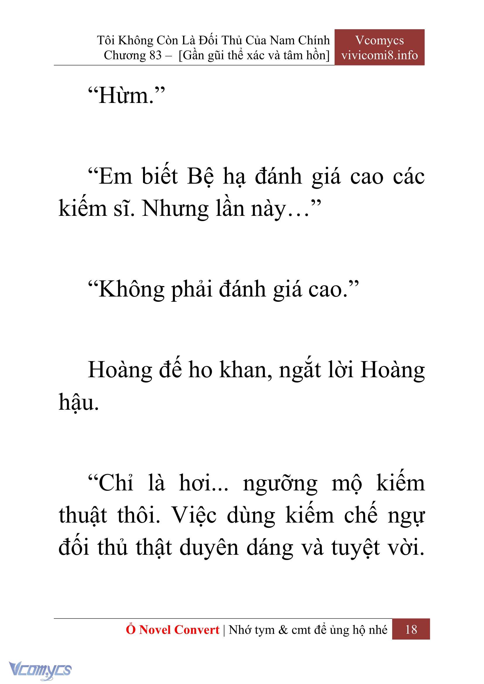 [Novel] Tôi Không Còn Là Đối Thủ Của Nam Chính Chapter  83 - 20