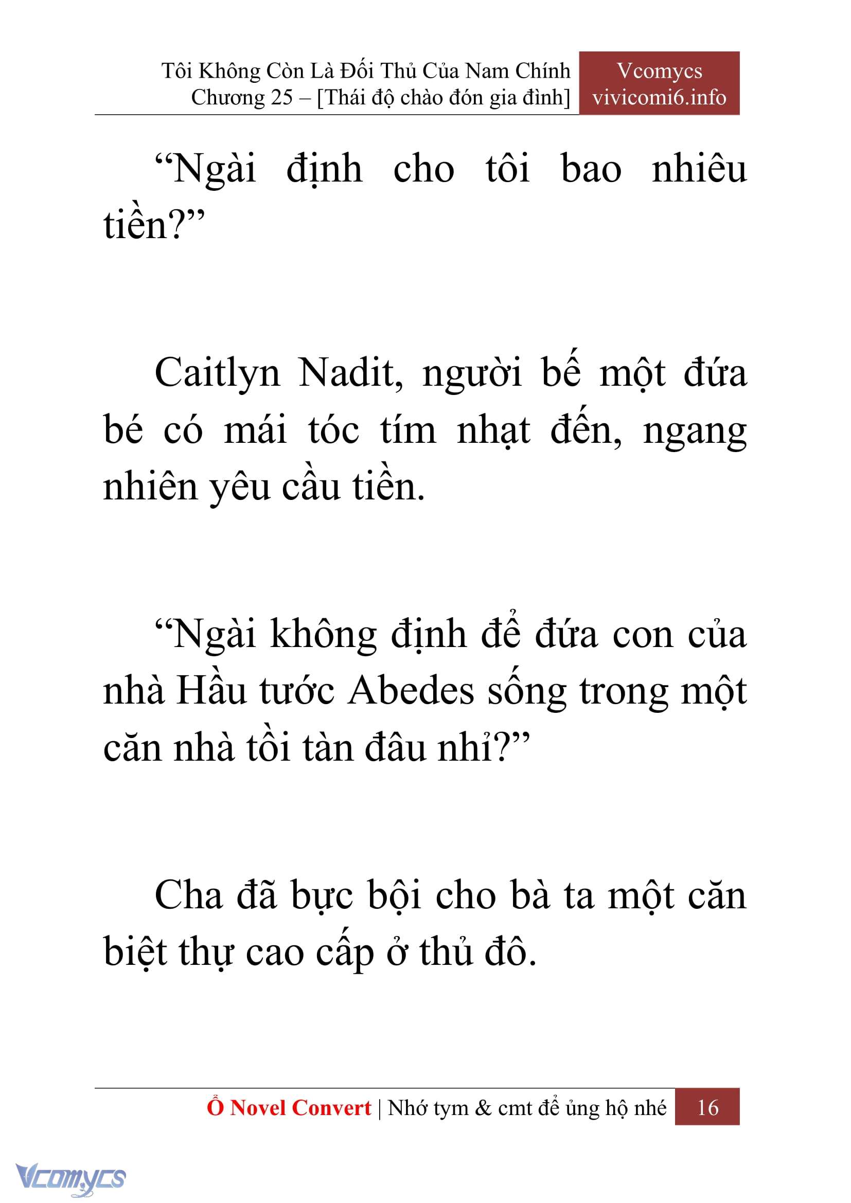 [Novel] Tôi Không Còn Là Đối Thủ Của Nam Chính Chapter  25 - 18