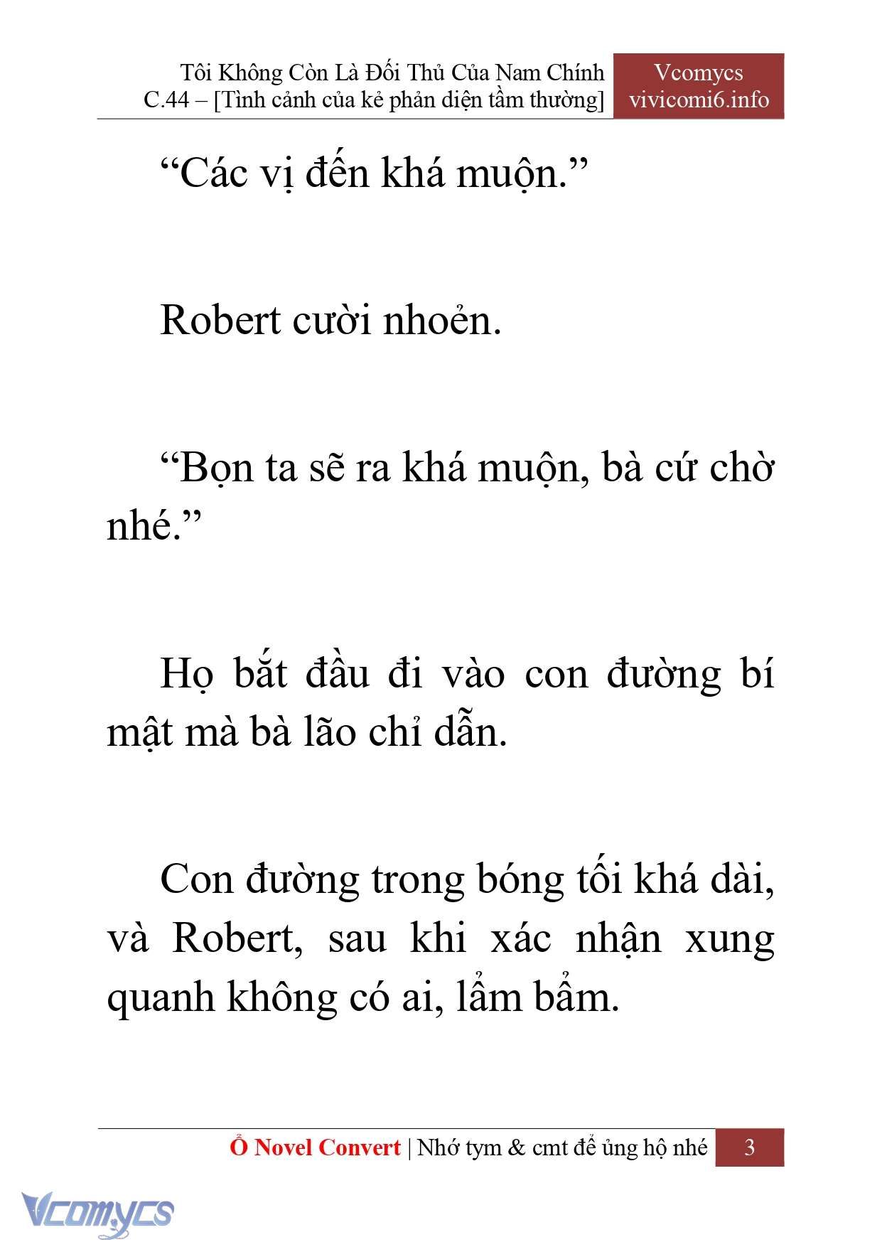 [Novel] Tôi Không Còn Là Đối Thủ Của Nam Chính Chapter  44 - 5