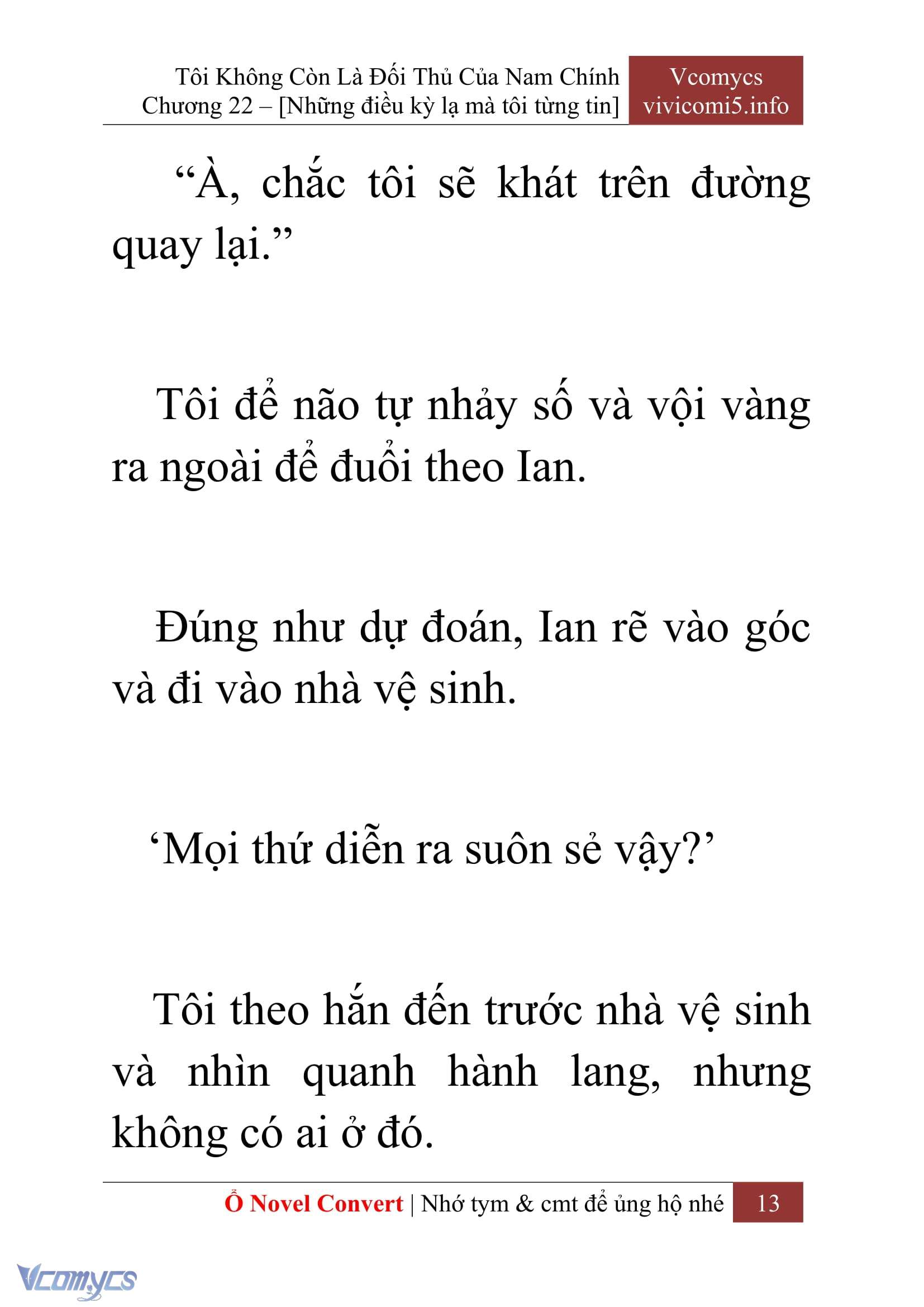 [Novel] Tôi Không Còn Là Đối Thủ Của Nam Chính Chapter  22 - 15