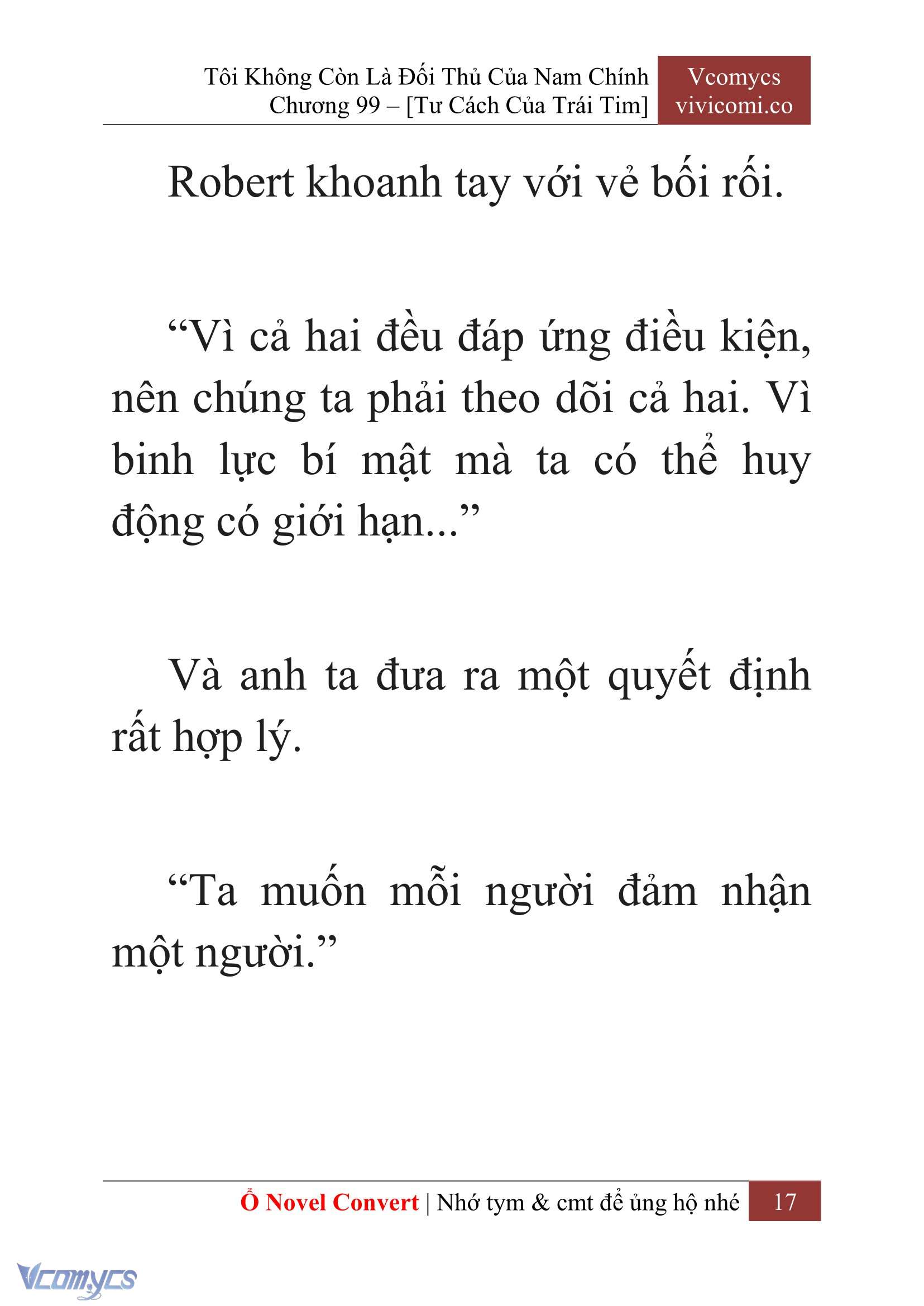 [Novel] Tôi Không Còn Là Đối Thủ Của Nam Chính Chapter  99 - 19