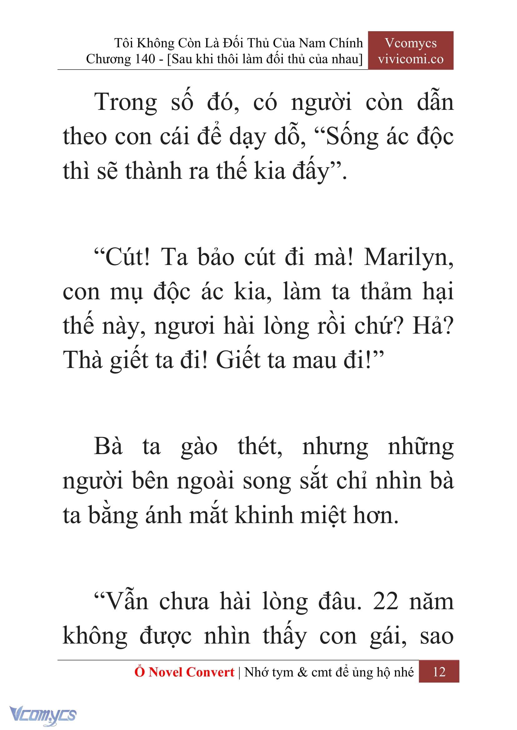 [Novel] Tôi Không Còn Là Đối Thủ Của Nam Chính Chapter  140 - 14