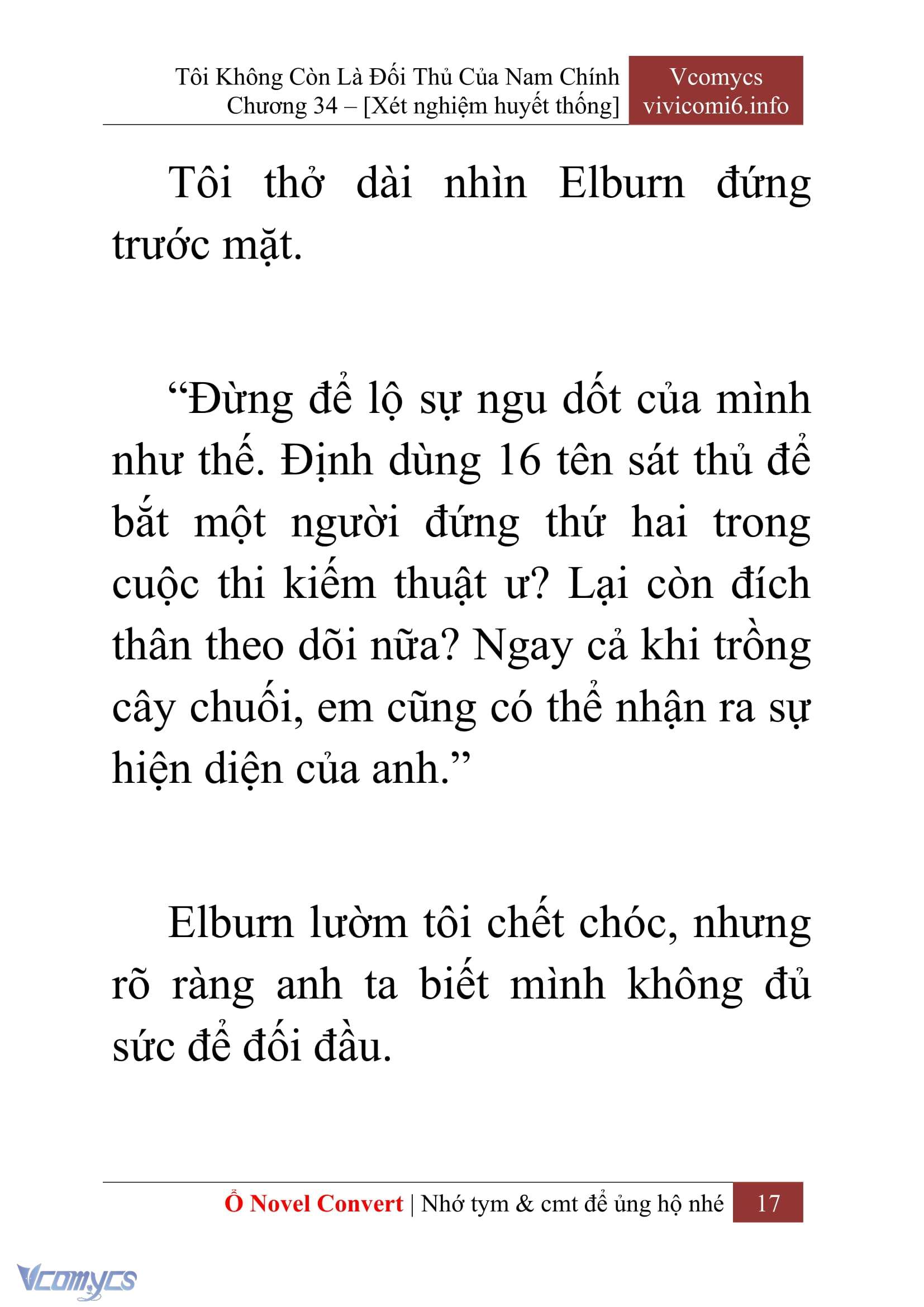 [Novel] Tôi Không Còn Là Đối Thủ Của Nam Chính Chapter  34 - 19