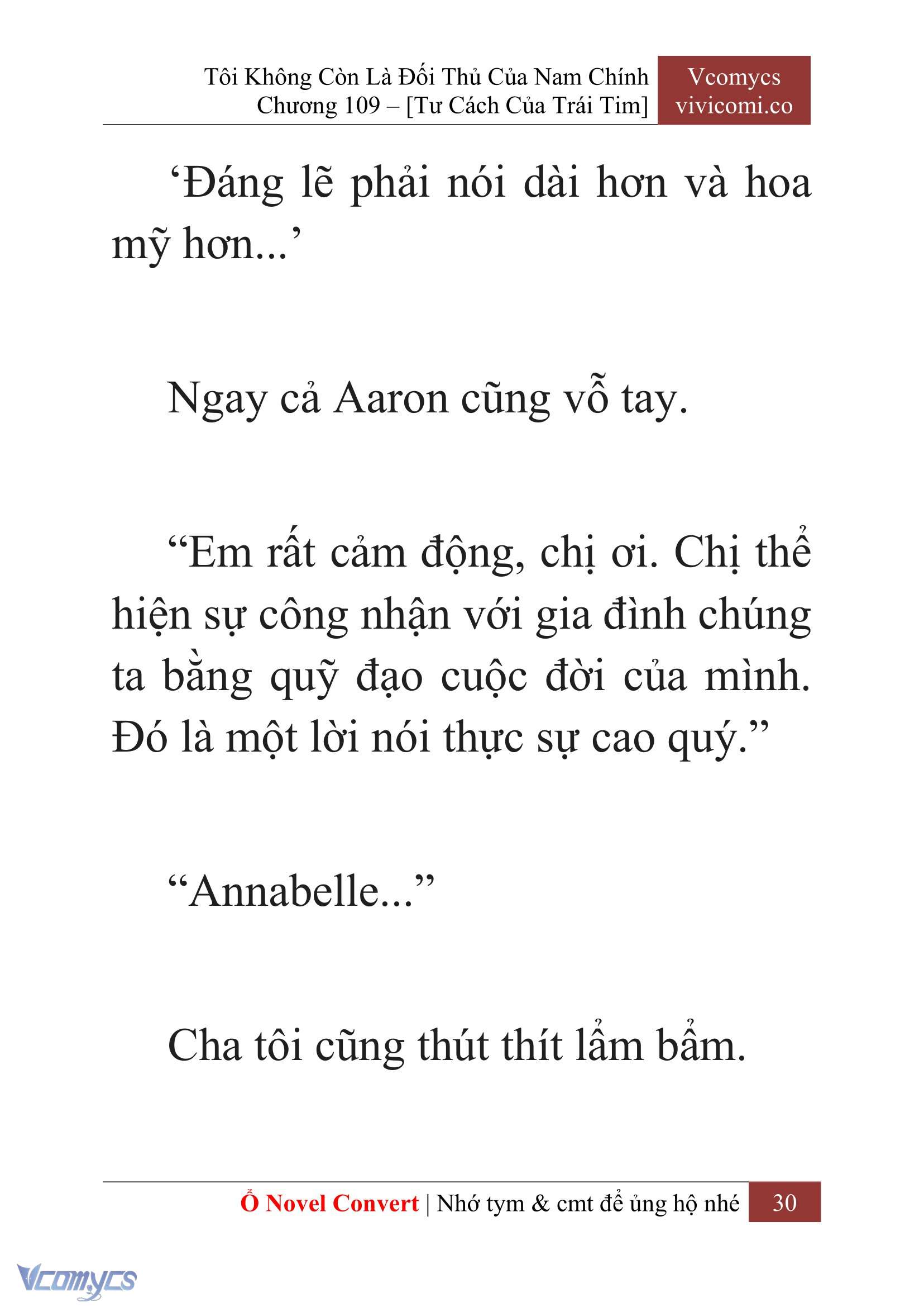 [Novel] Tôi Không Còn Là Đối Thủ Của Nam Chính Chapter  109 - 32
