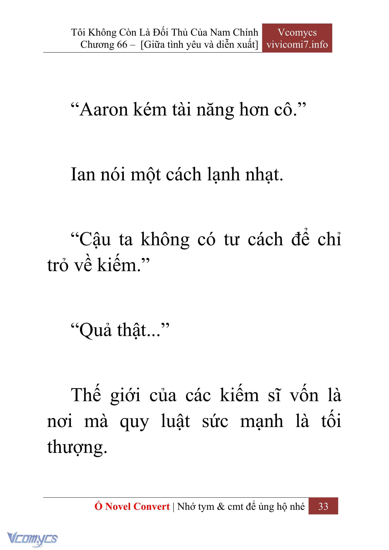 [Novel] Tôi Không Còn Là Đối Thủ Của Nam Chính Chapter  66 - 35