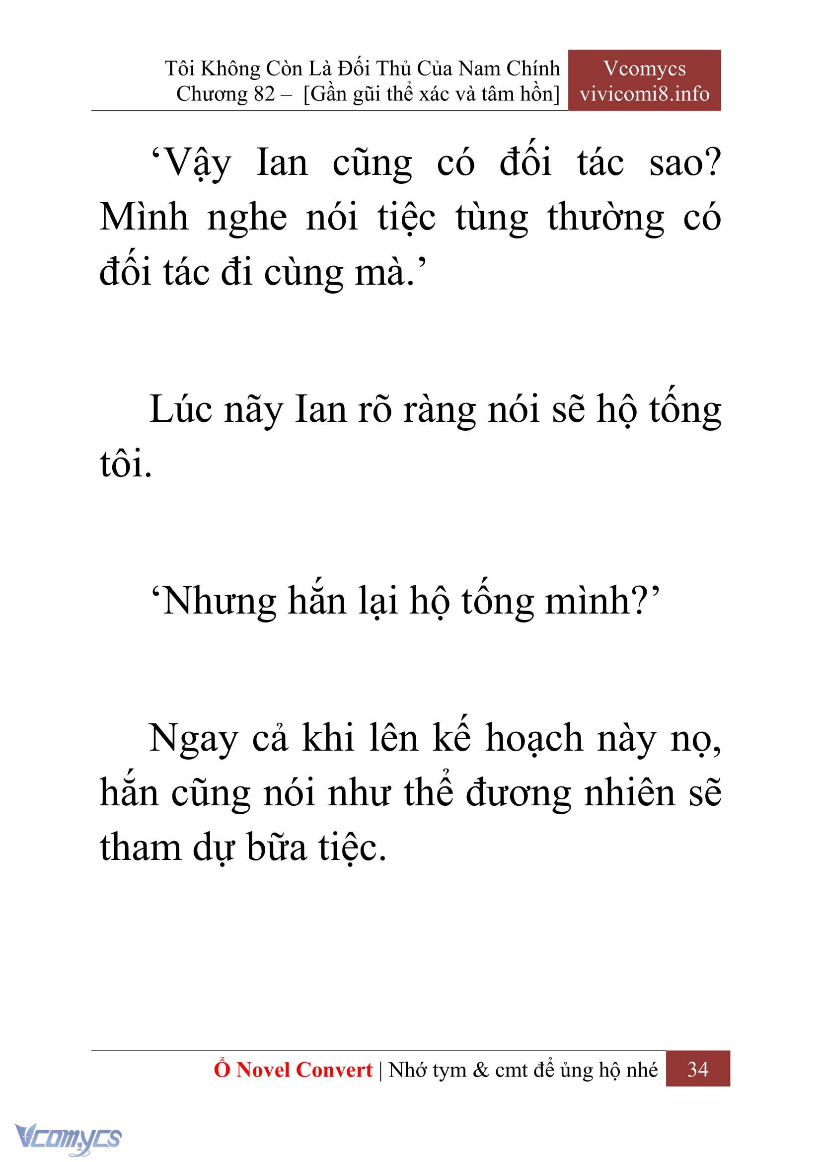 [Novel] Tôi Không Còn Là Đối Thủ Của Nam Chính Chapter  82 - 36