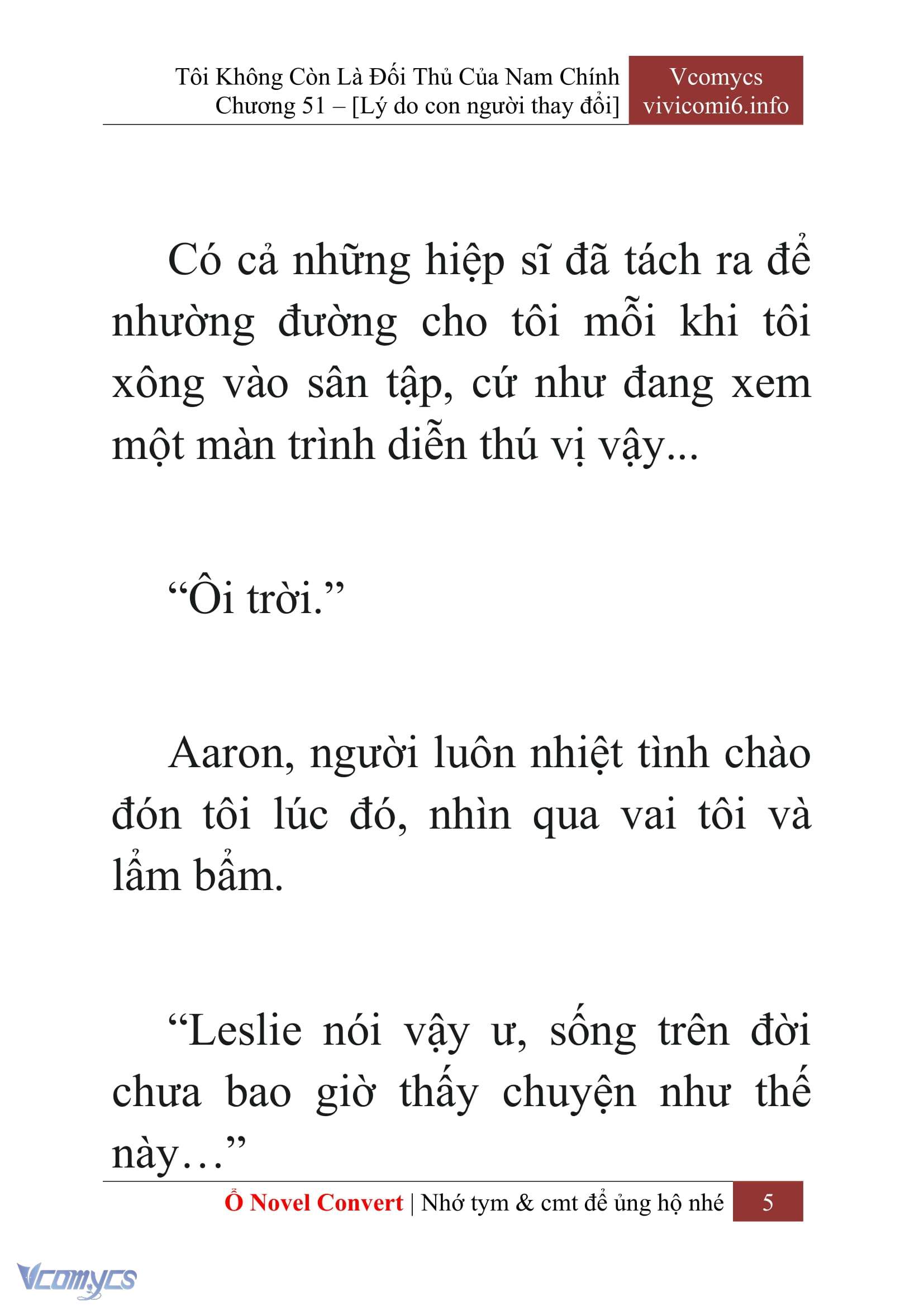 [Novel] Tôi Không Còn Là Đối Thủ Của Nam Chính Chapter  51 - 7