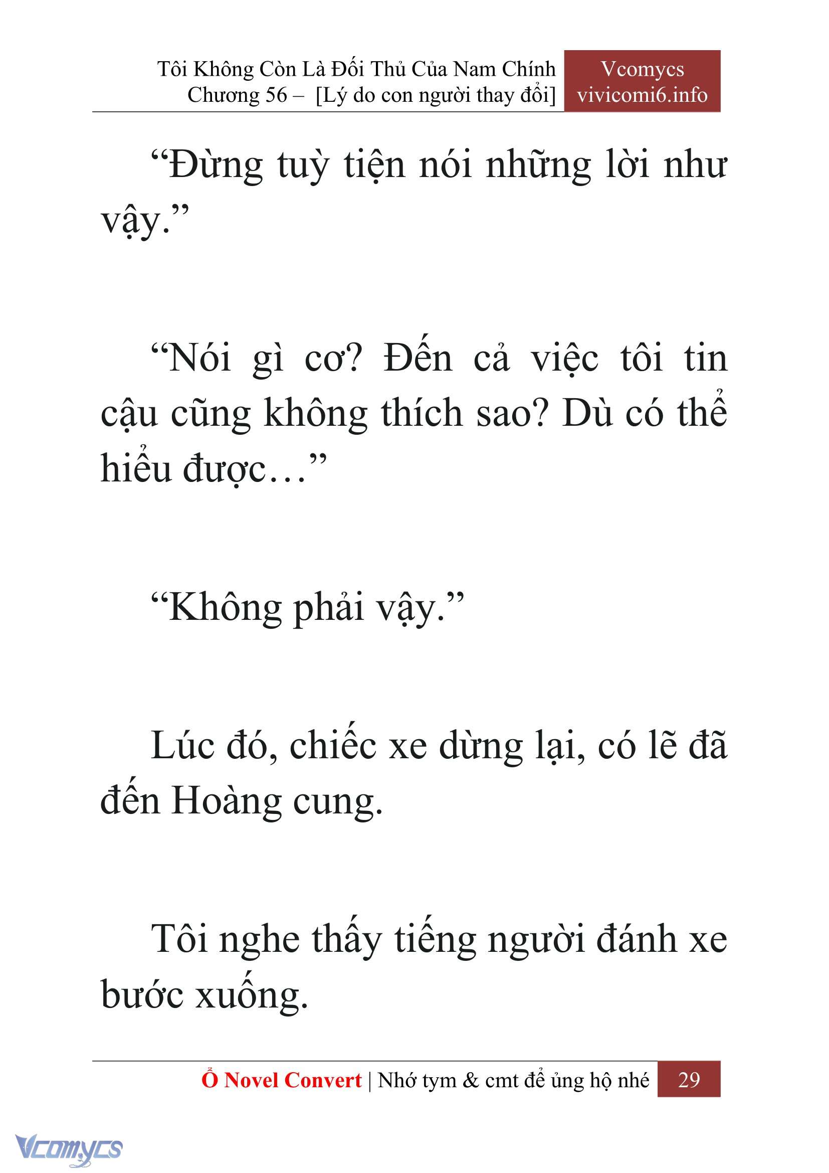 [Novel] Tôi Không Còn Là Đối Thủ Của Nam Chính Chapter  56 - 31