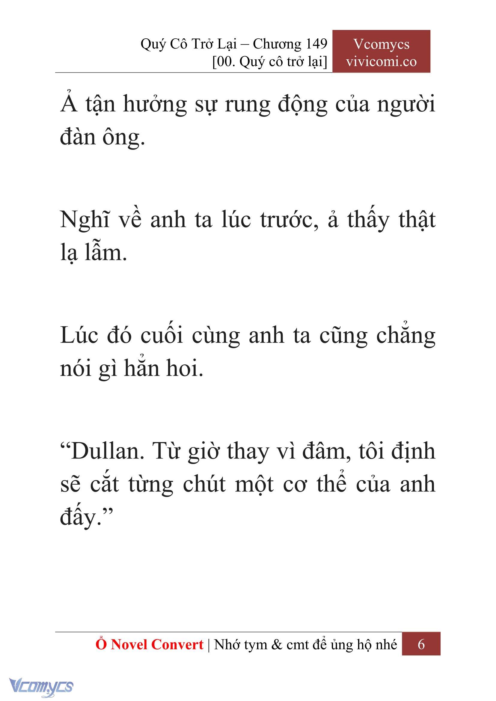 [Novel] Quý Cô Trở Lại Chapter  149 - 8