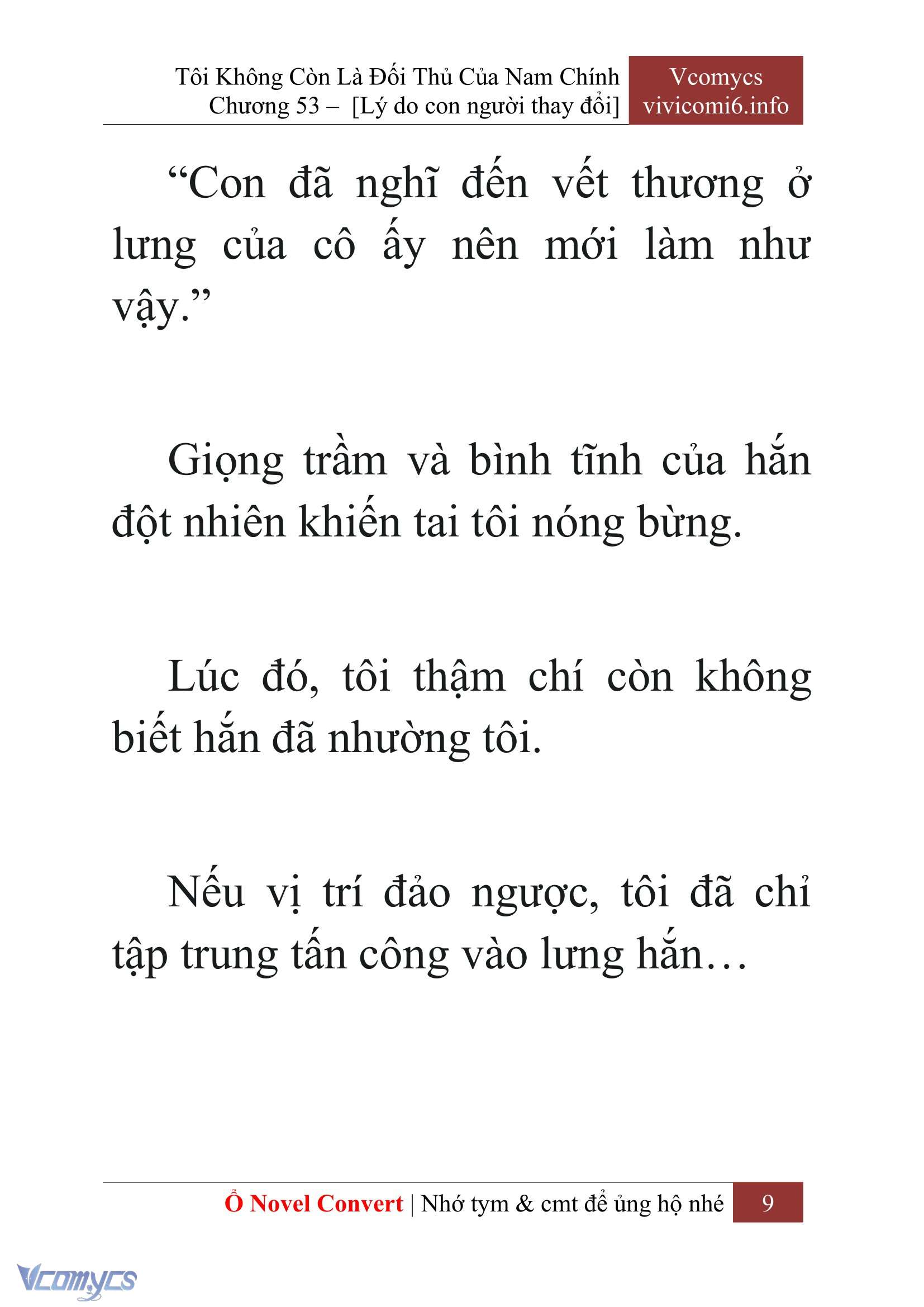 [Novel] Tôi Không Còn Là Đối Thủ Của Nam Chính Chapter  53 - 11