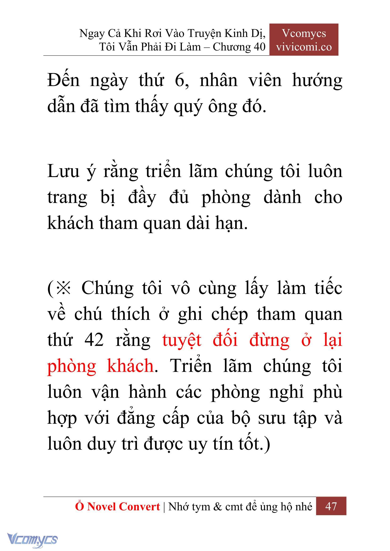 [Novel] Ngay Cả Khi Rơi Vào Truyện Kinh Dị, Tôi Vẫn Phải Đi Làm Chapter  40 - 49
