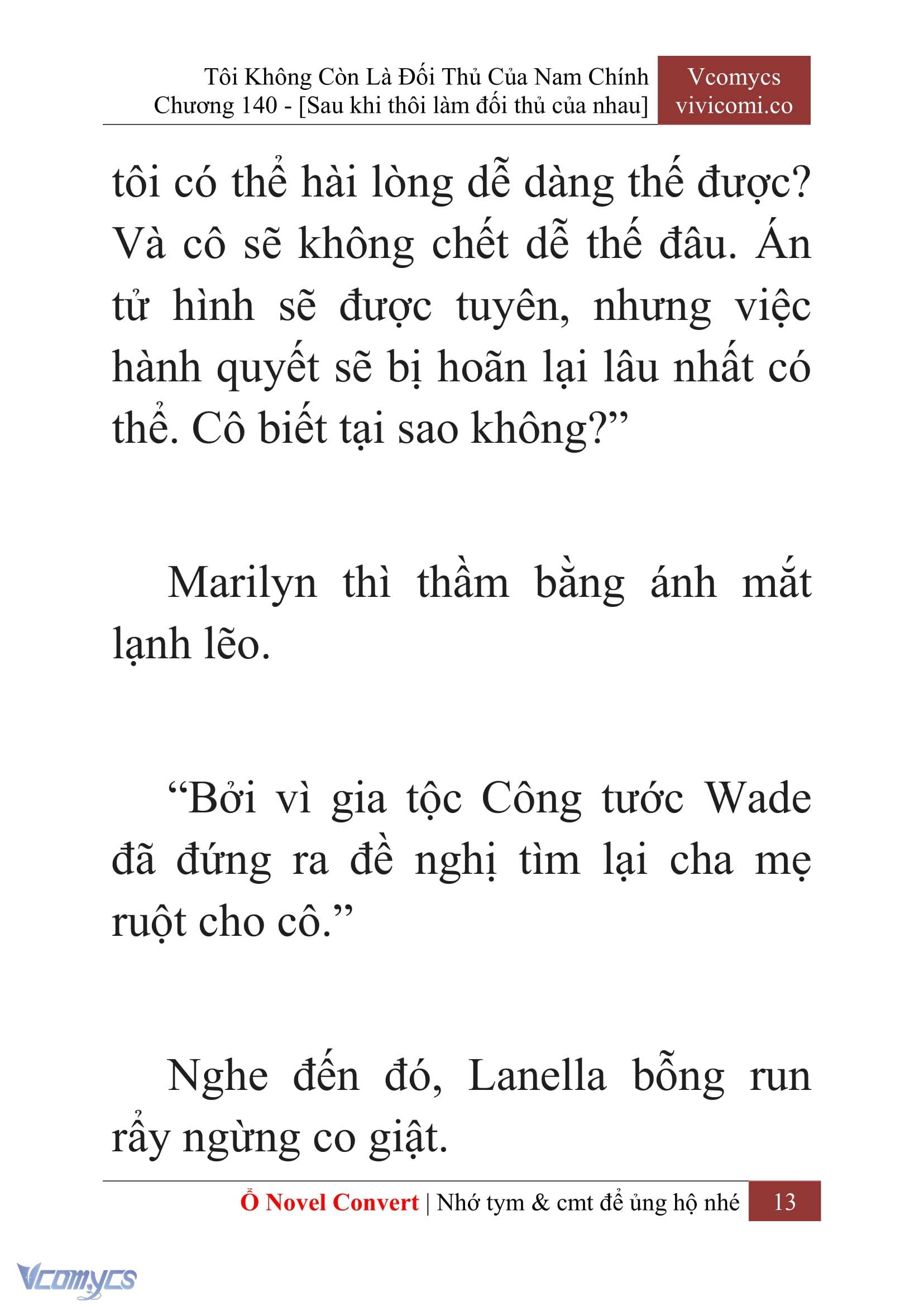 [Novel] Tôi Không Còn Là Đối Thủ Của Nam Chính Chapter  140 - 15
