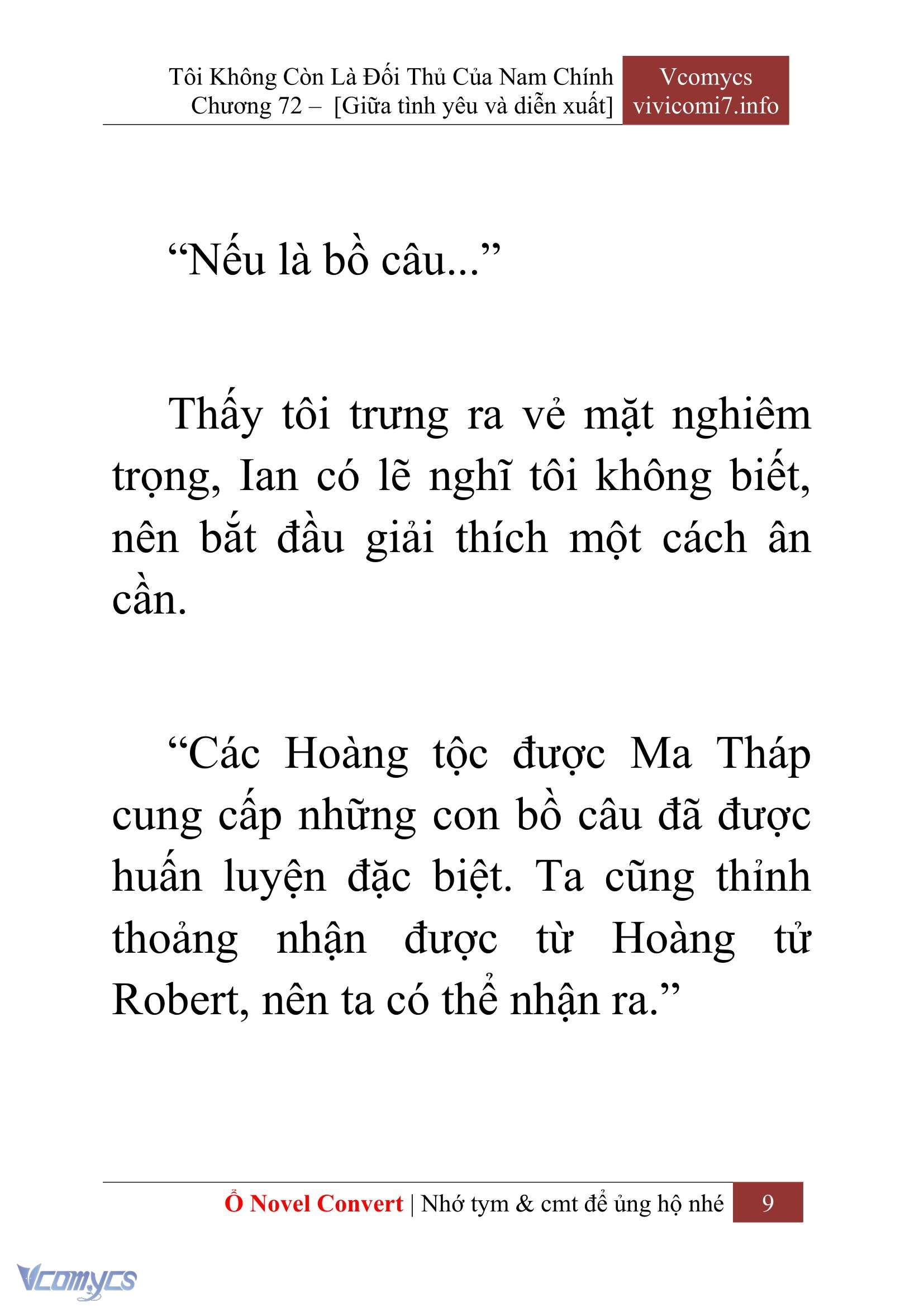 [Novel] Tôi Không Còn Là Đối Thủ Của Nam Chính Chapter  72 - 11