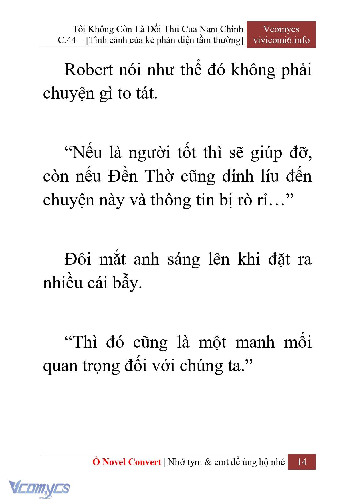 [Novel] Tôi Không Còn Là Đối Thủ Của Nam Chính Chapter  44 - 16