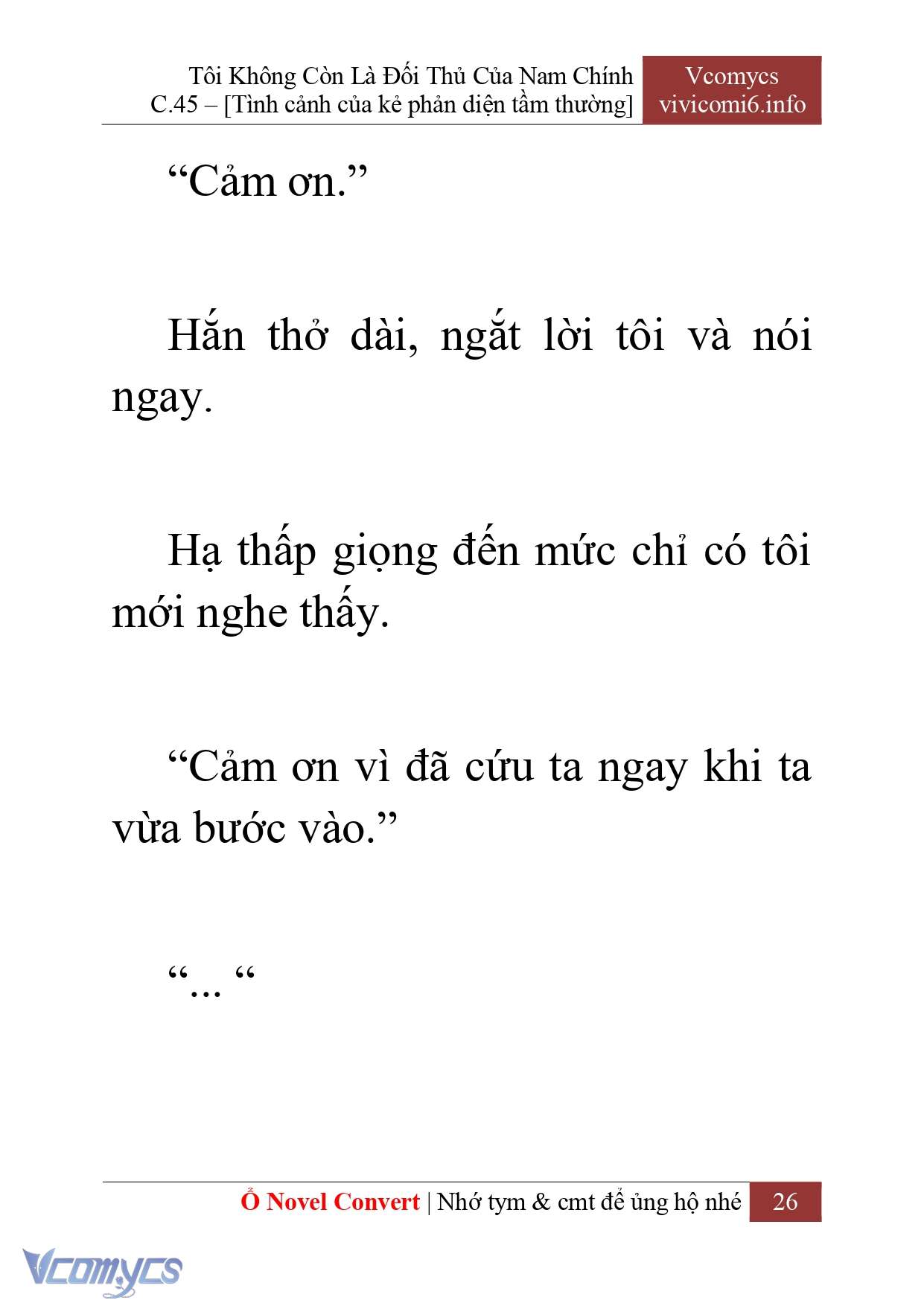 [Novel] Tôi Không Còn Là Đối Thủ Của Nam Chính Chapter  45 - 28