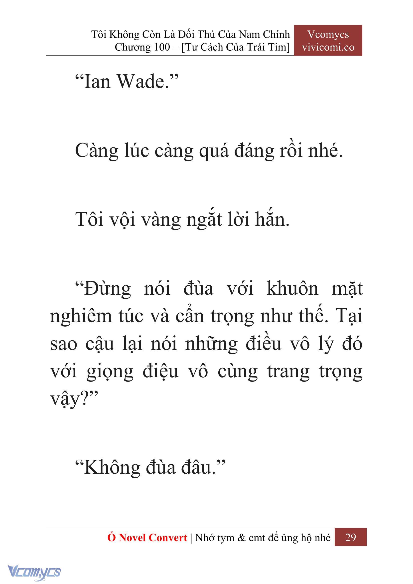[Novel] Tôi Không Còn Là Đối Thủ Của Nam Chính Chapter  100 - 31