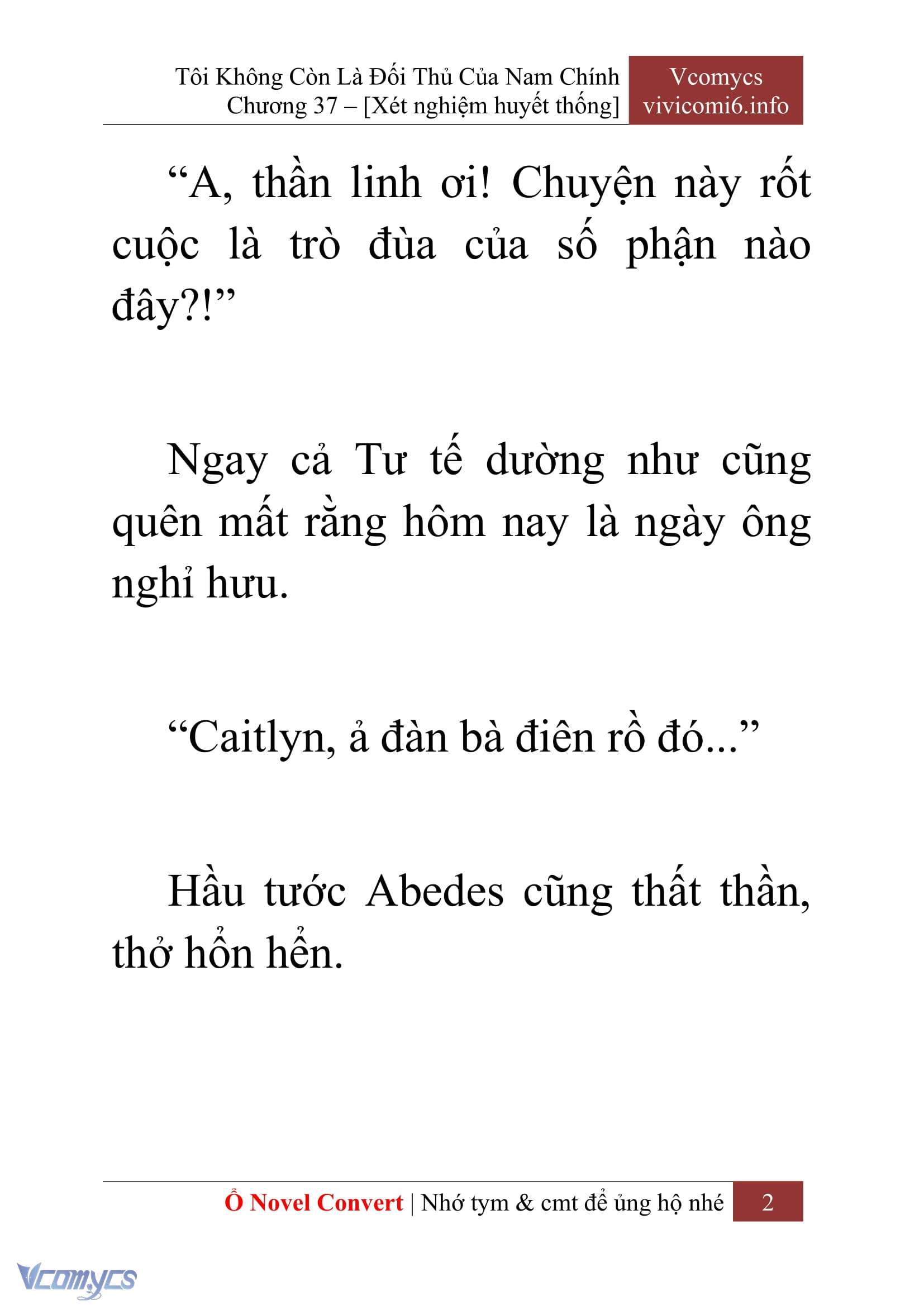 [Novel] Tôi Không Còn Là Đối Thủ Của Nam Chính Chapter  37 - 4