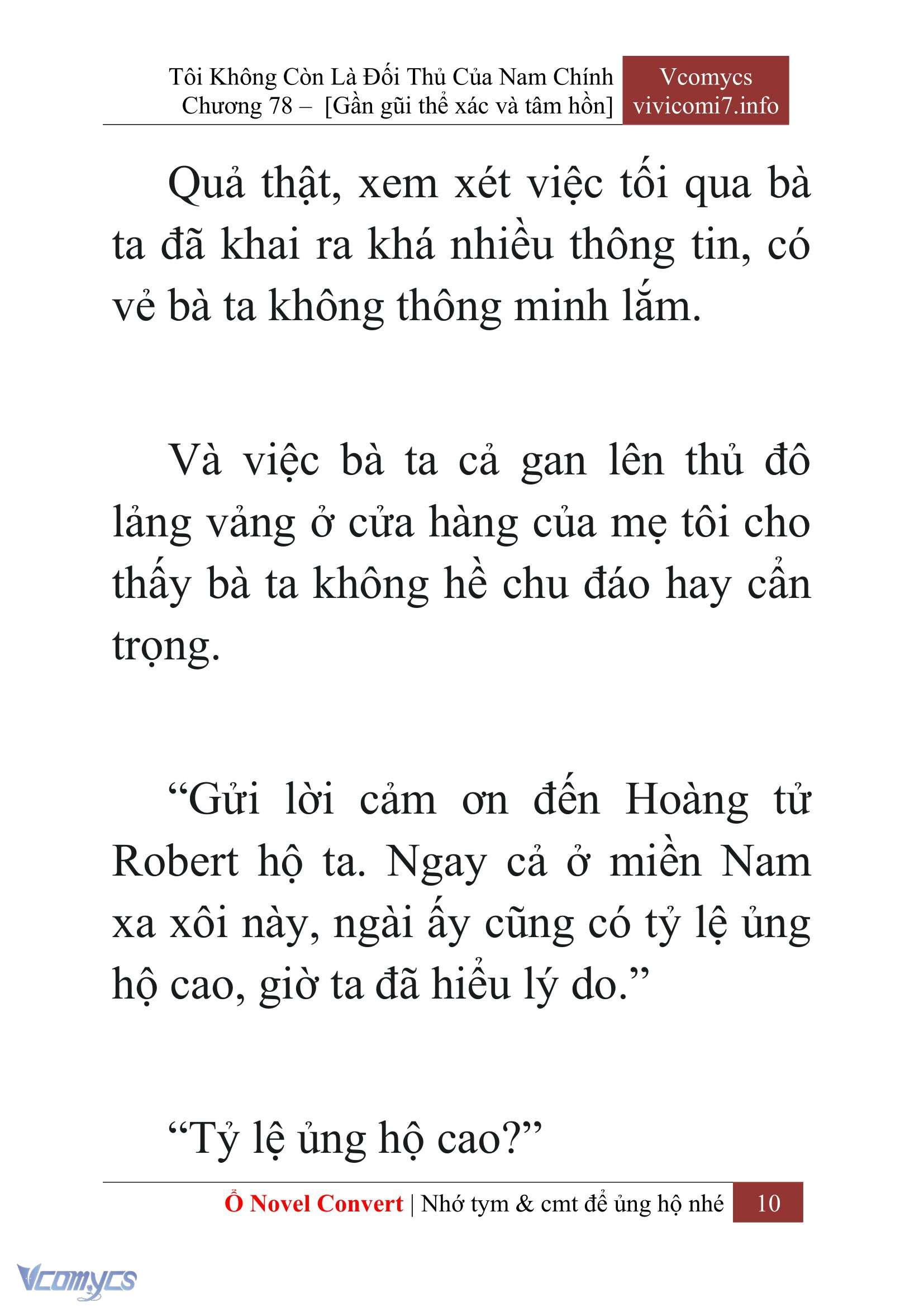 [Novel] Tôi Không Còn Là Đối Thủ Của Nam Chính Chapter  78 - 12