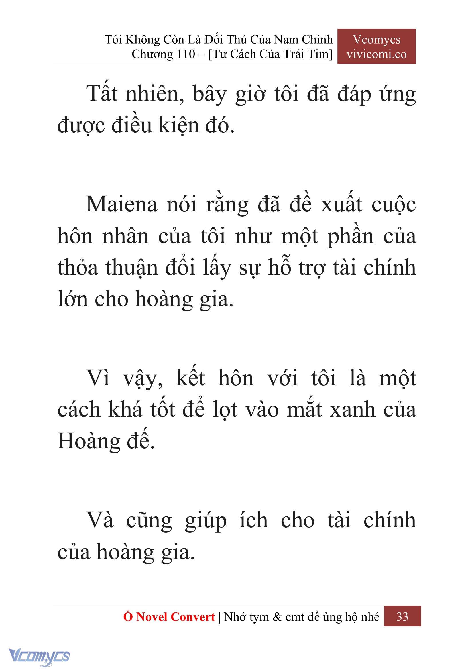 [Novel] Tôi Không Còn Là Đối Thủ Của Nam Chính Chapter  110 - 35