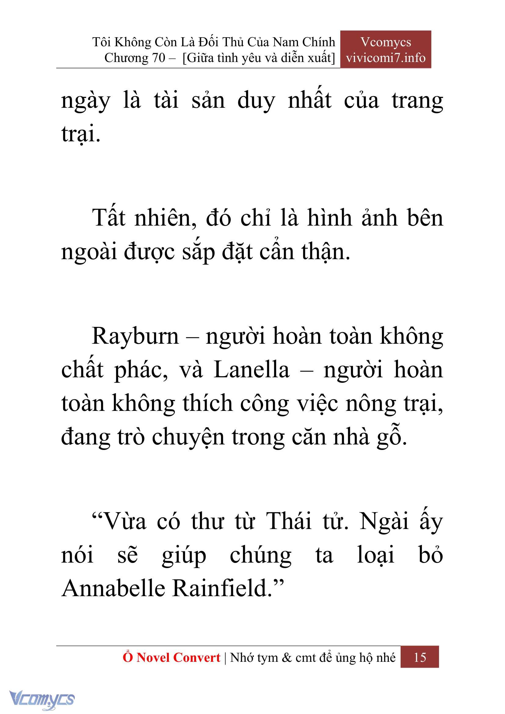 [Novel] Tôi Không Còn Là Đối Thủ Của Nam Chính Chapter  70 - 17