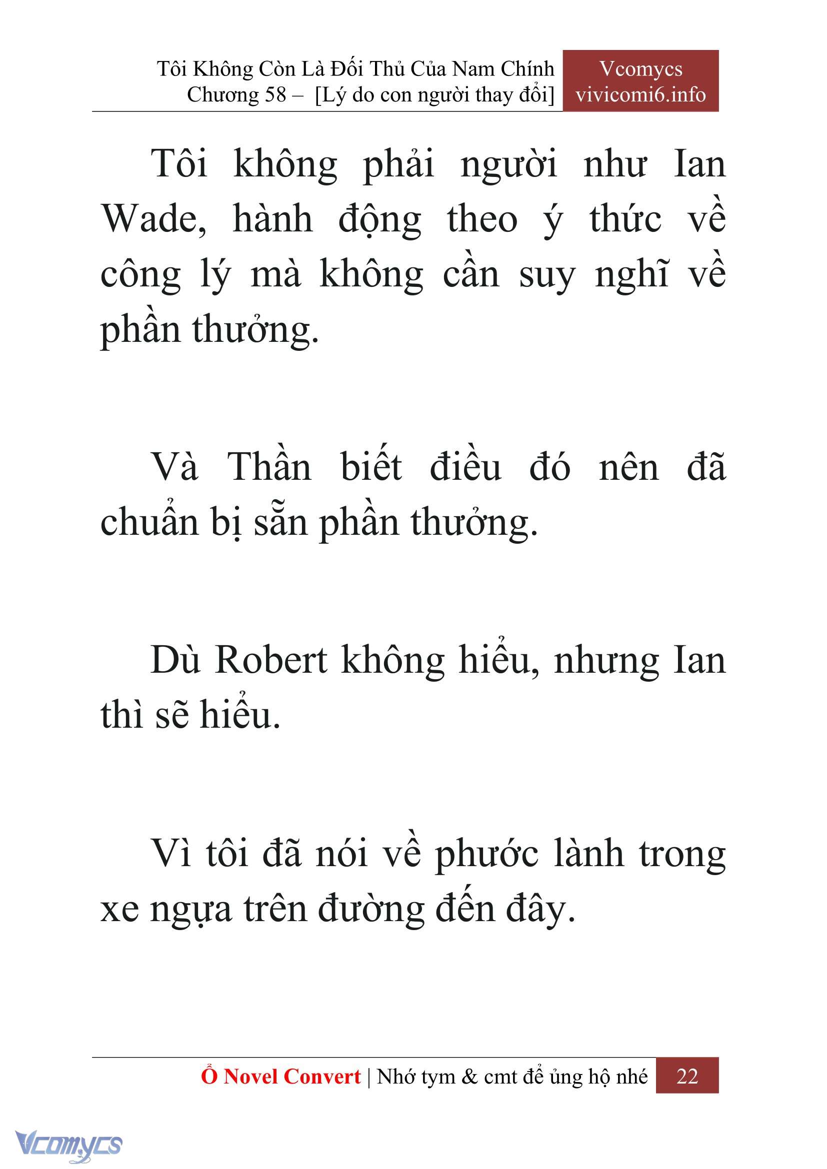 [Novel] Tôi Không Còn Là Đối Thủ Của Nam Chính Chapter  58 - 24