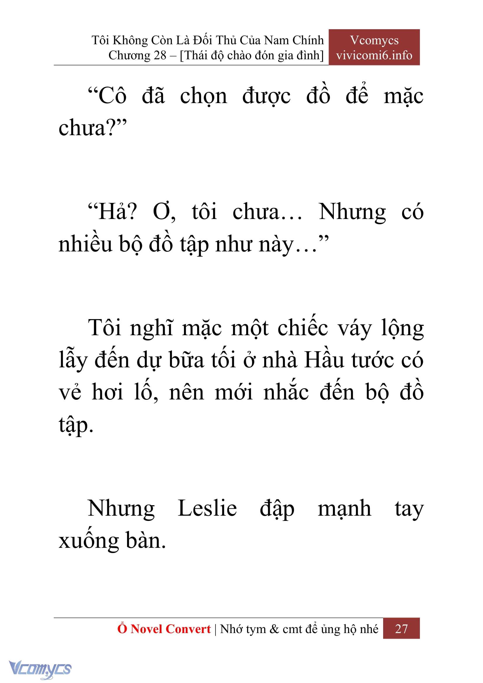[Novel] Tôi Không Còn Là Đối Thủ Của Nam Chính Chapter  28 - 29