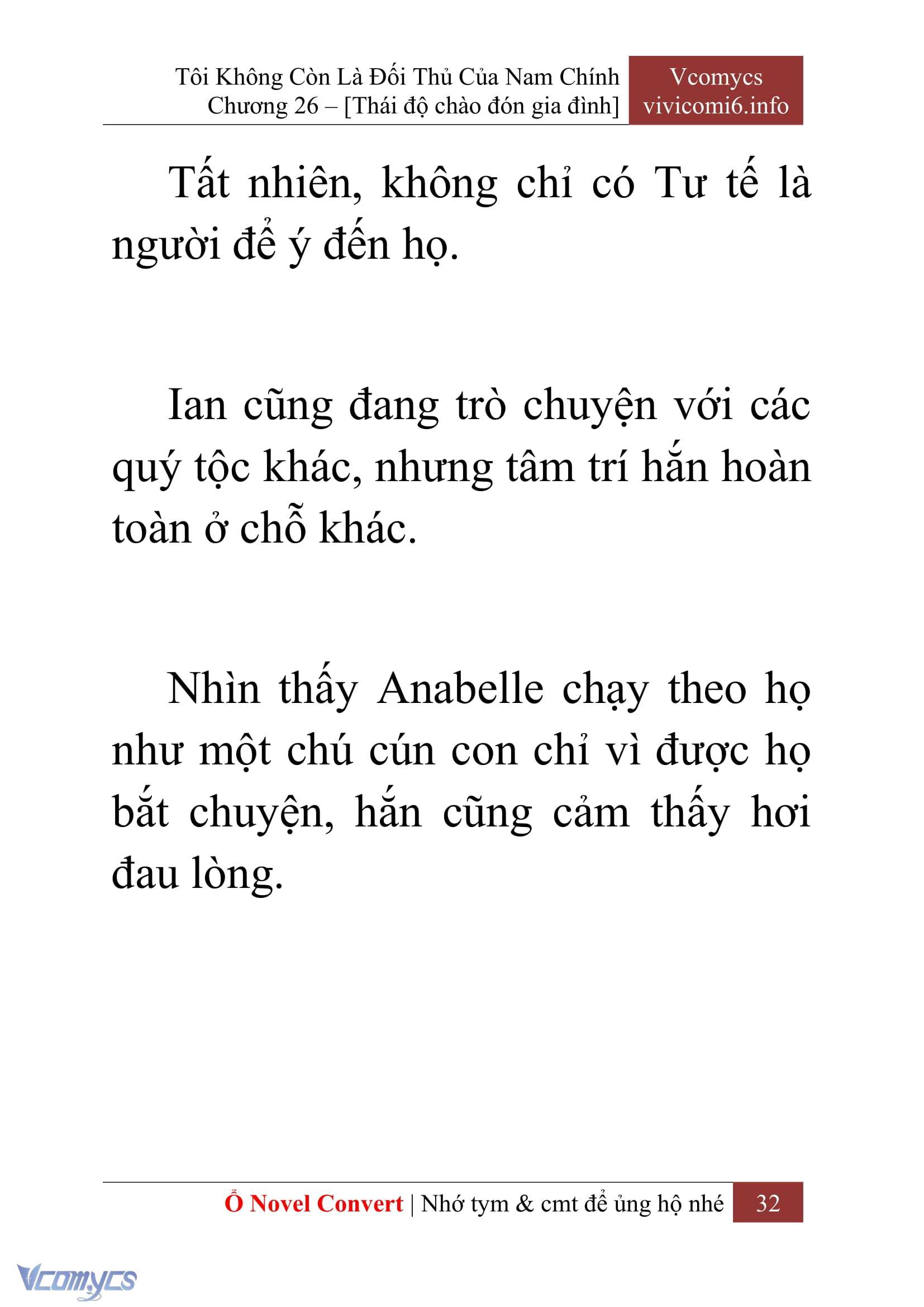 [Novel] Tôi Không Còn Là Đối Thủ Của Nam Chính Chapter  26 - 34