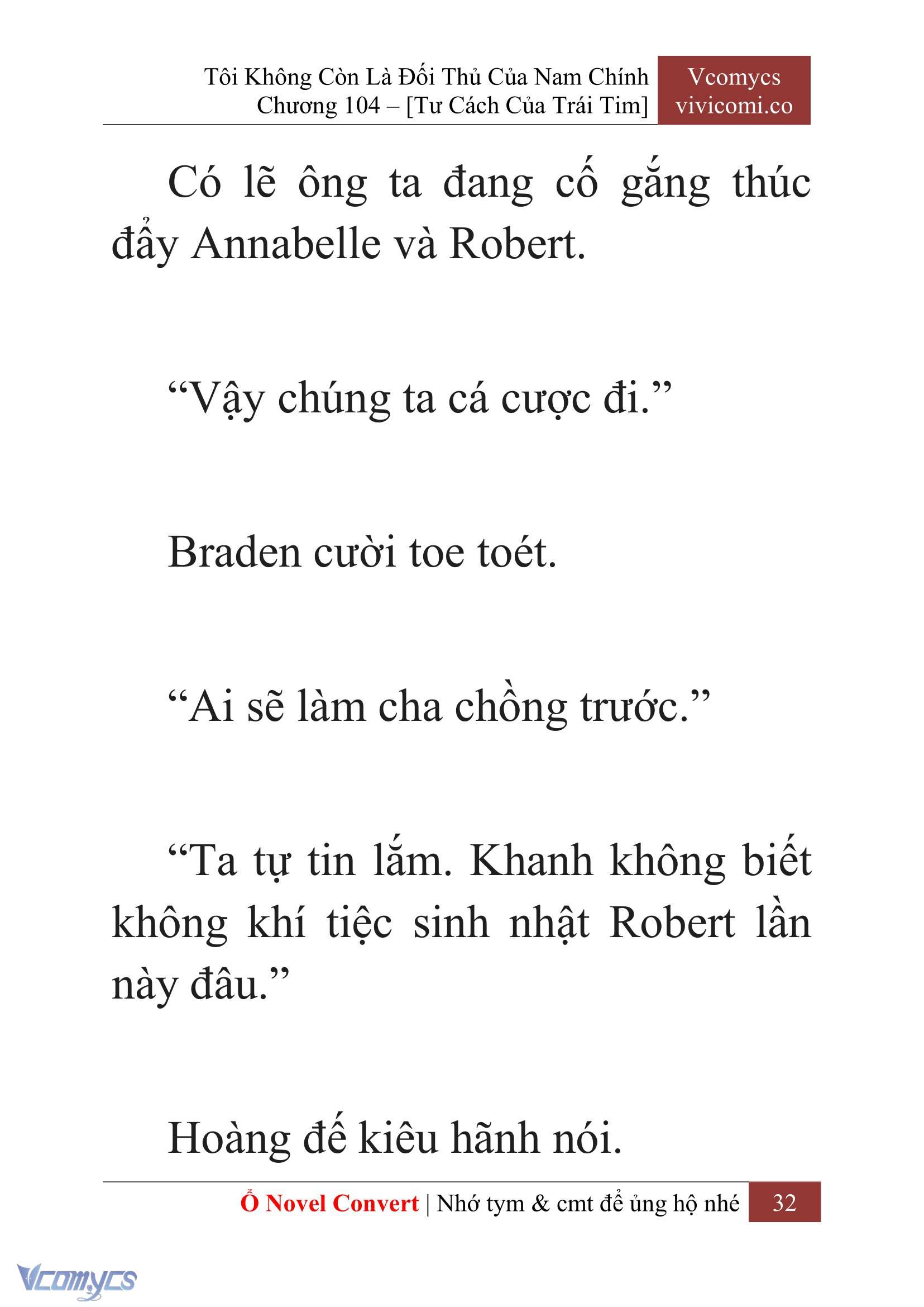 [Novel] Tôi Không Còn Là Đối Thủ Của Nam Chính Chapter  104 - 34