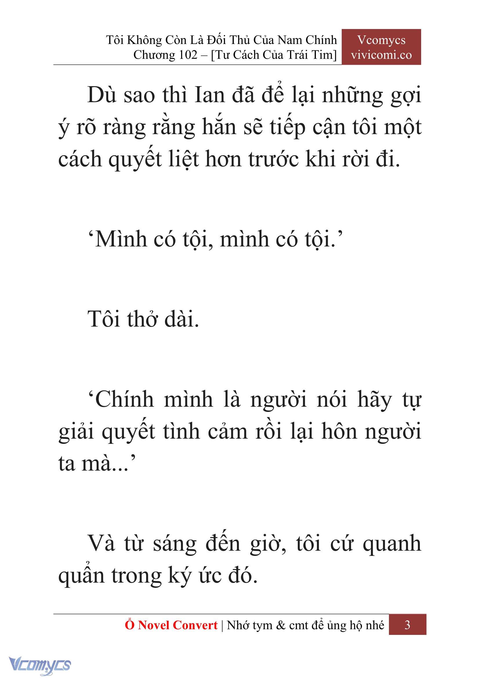 [Novel] Tôi Không Còn Là Đối Thủ Của Nam Chính Chapter  102 - 5