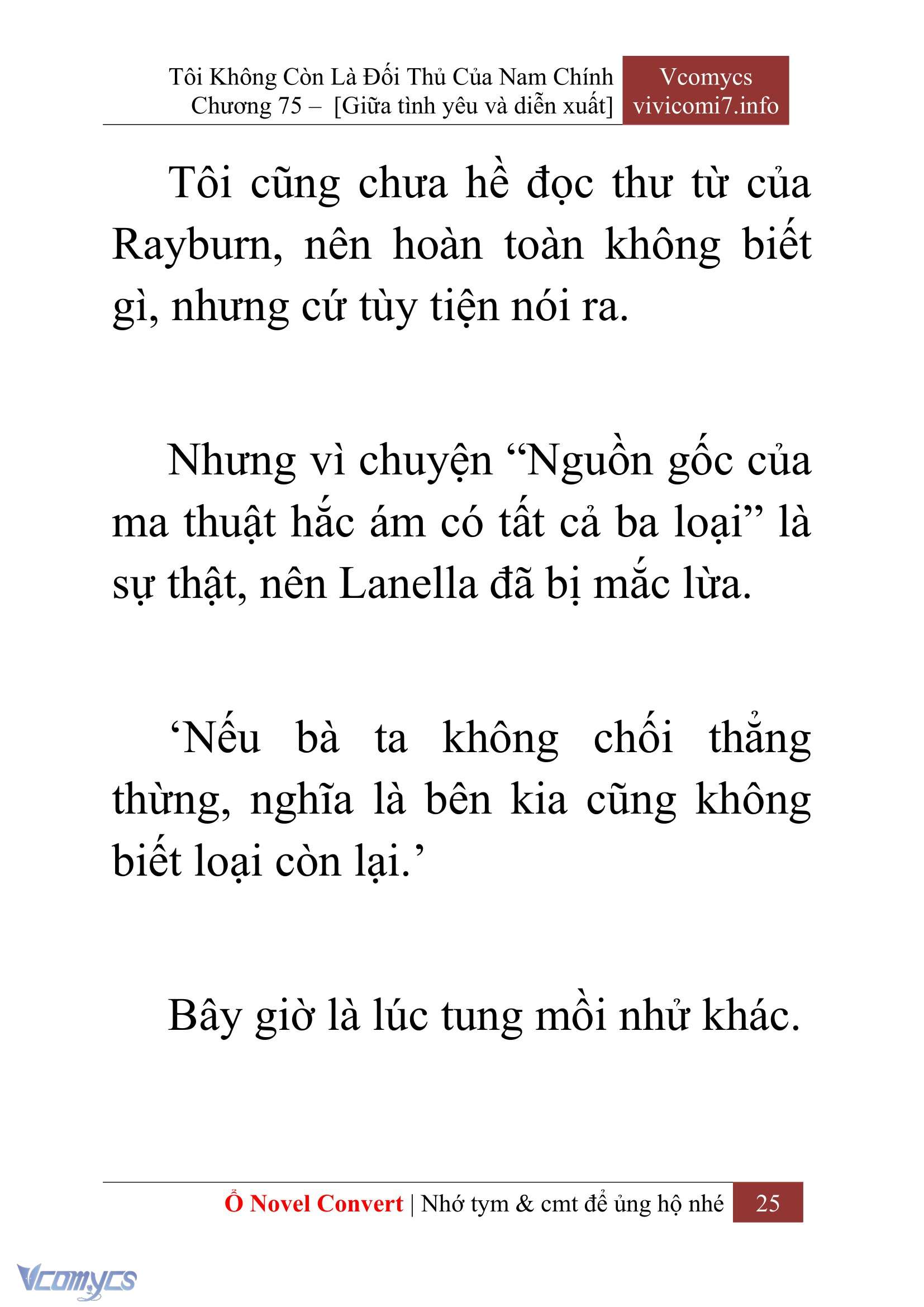 [Novel] Tôi Không Còn Là Đối Thủ Của Nam Chính Chapter  75 - 27