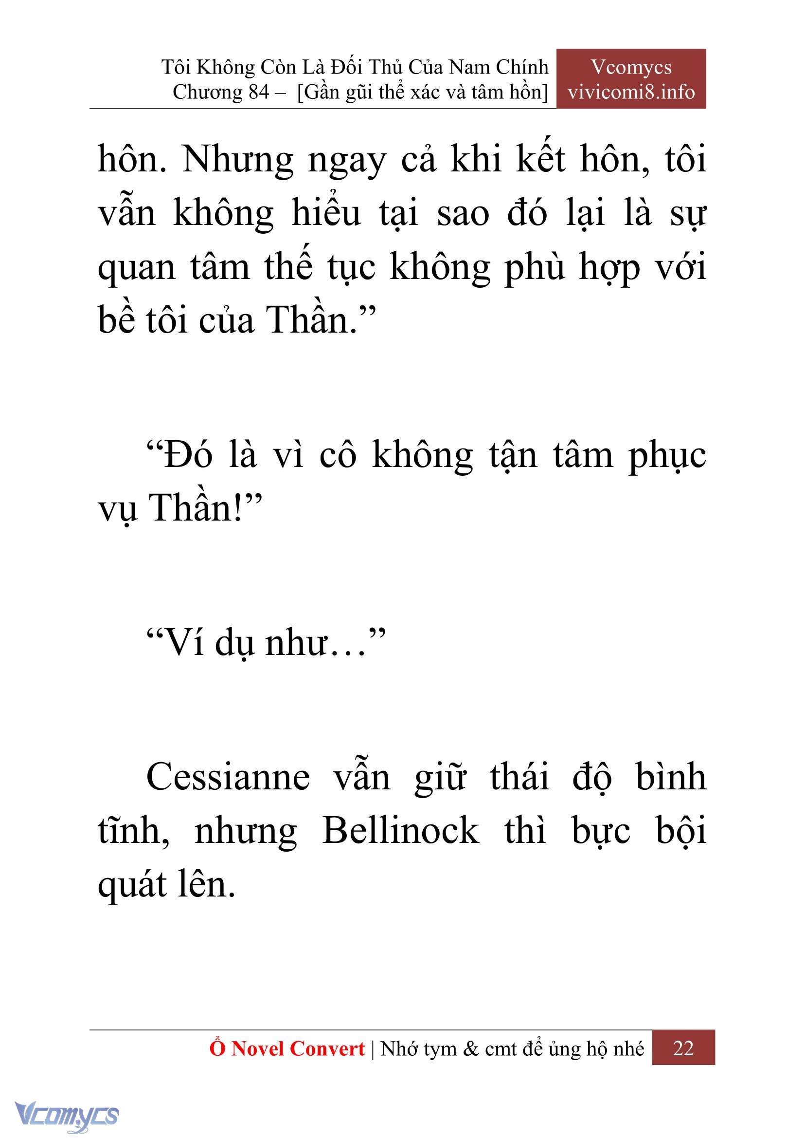 [Novel] Tôi Không Còn Là Đối Thủ Của Nam Chính Chapter  84 - 24