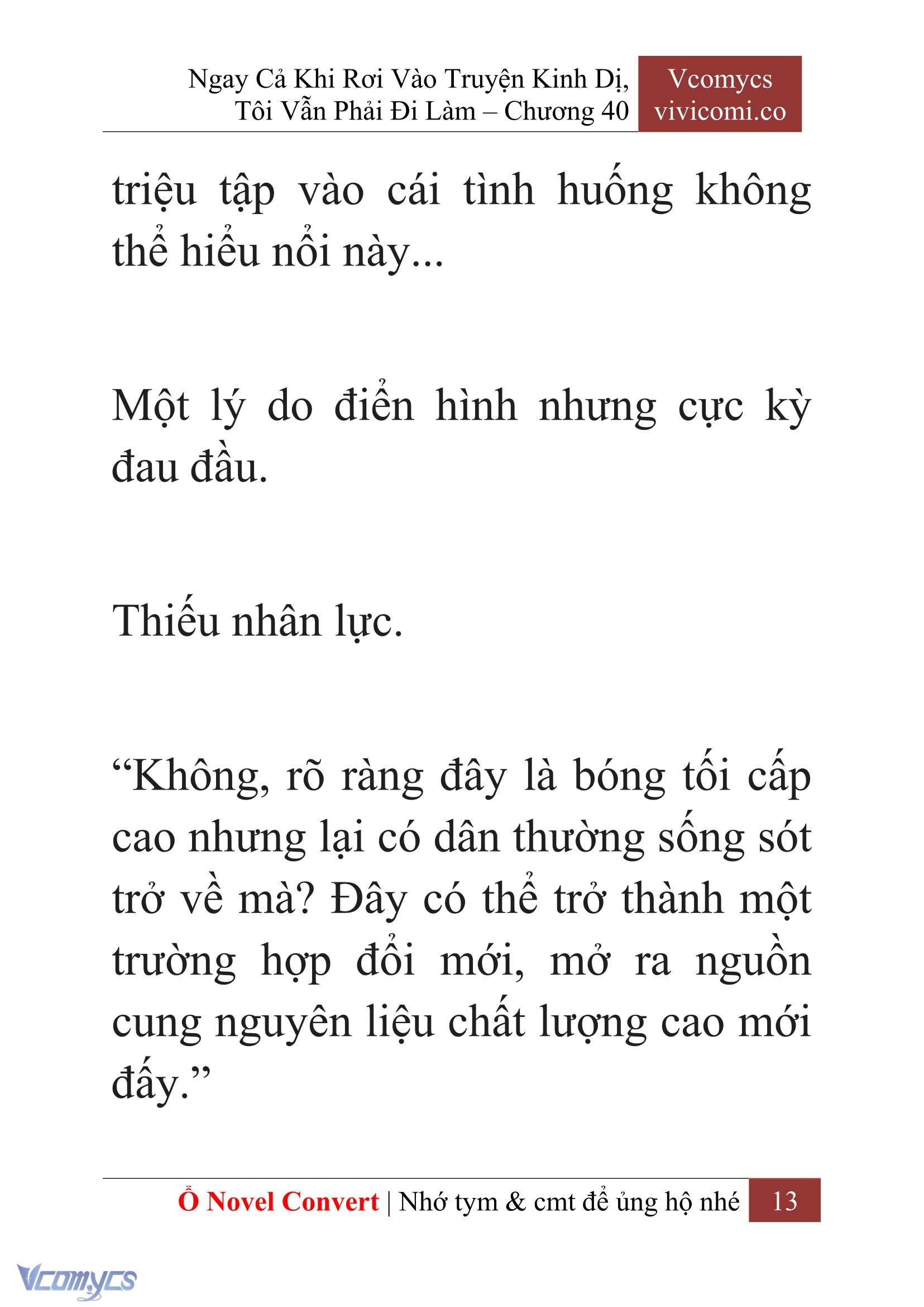 [Novel] Ngay Cả Khi Rơi Vào Truyện Kinh Dị, Tôi Vẫn Phải Đi Làm Chapter  40 - 15