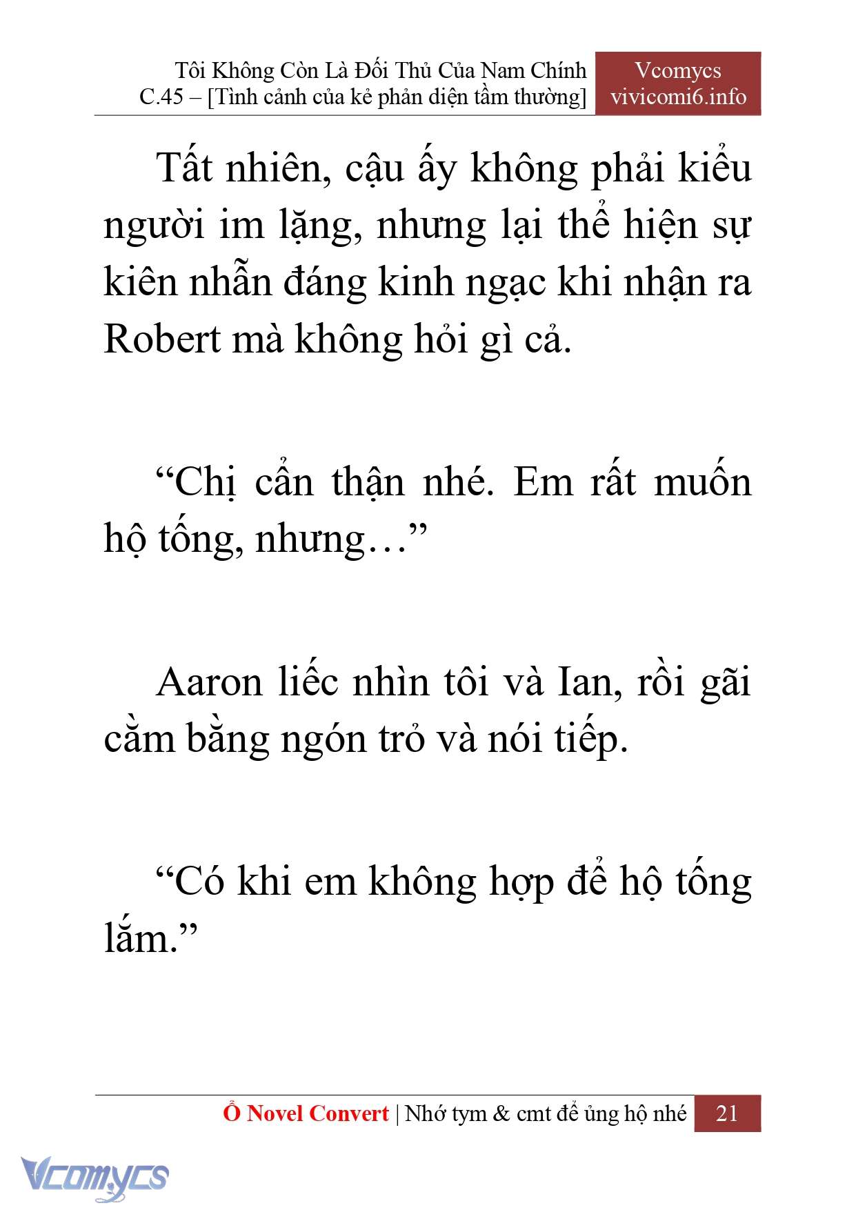 [Novel] Tôi Không Còn Là Đối Thủ Của Nam Chính Chapter  45 - 23