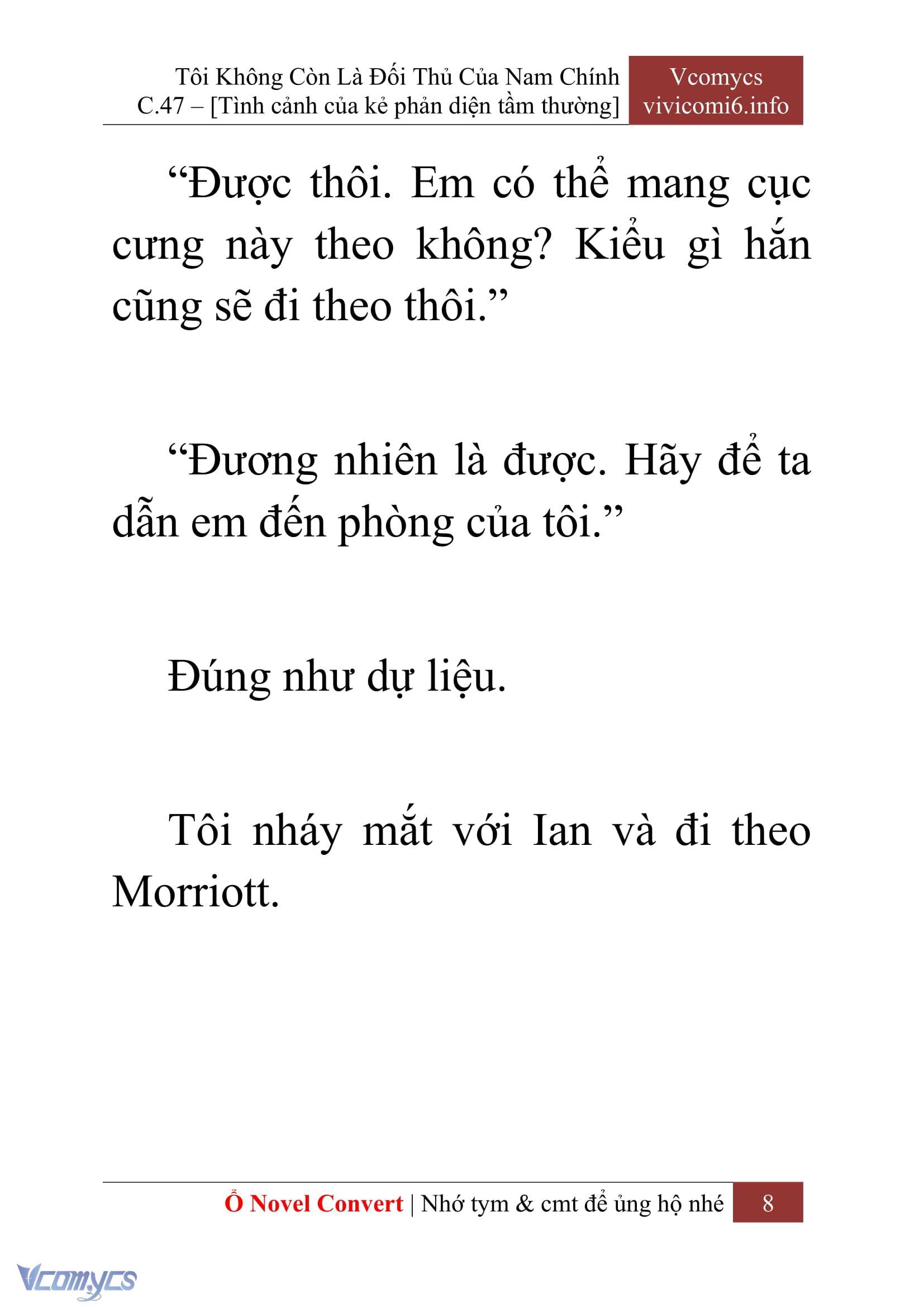 [Novel] Tôi Không Còn Là Đối Thủ Của Nam Chính Chapter  47 - 10