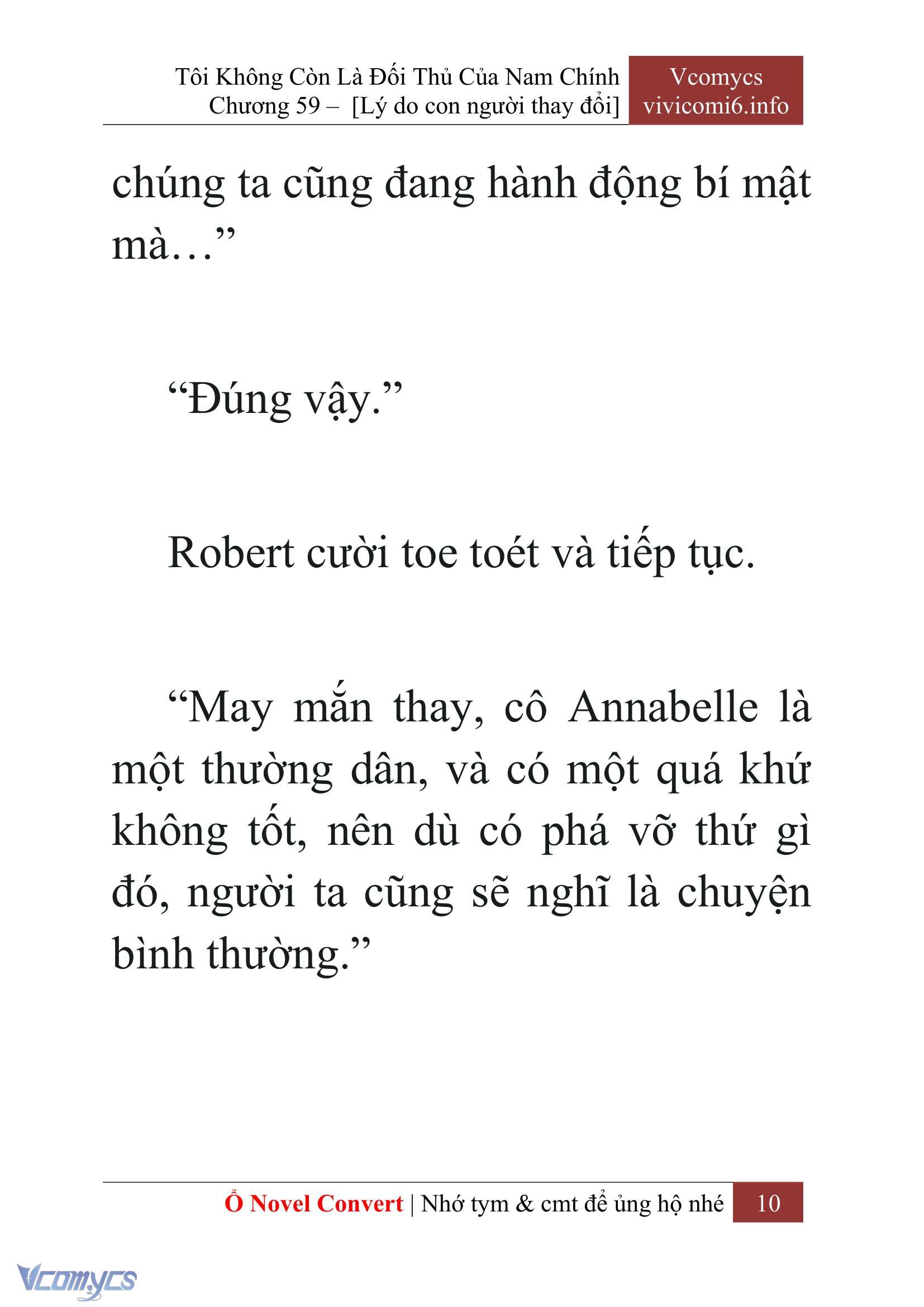 [Novel] Tôi Không Còn Là Đối Thủ Của Nam Chính Chapter  59 - 12