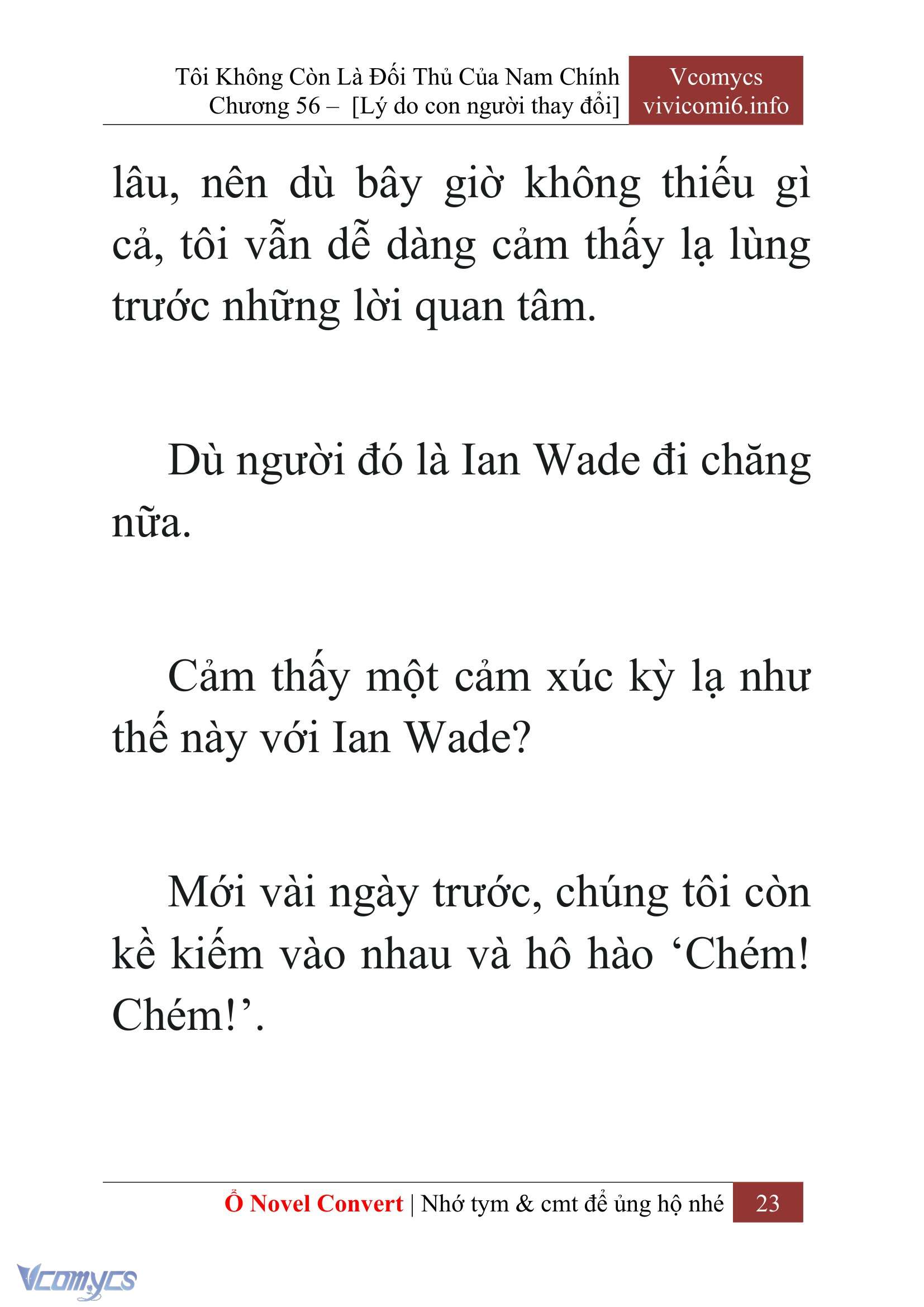 [Novel] Tôi Không Còn Là Đối Thủ Của Nam Chính Chapter  56 - 25