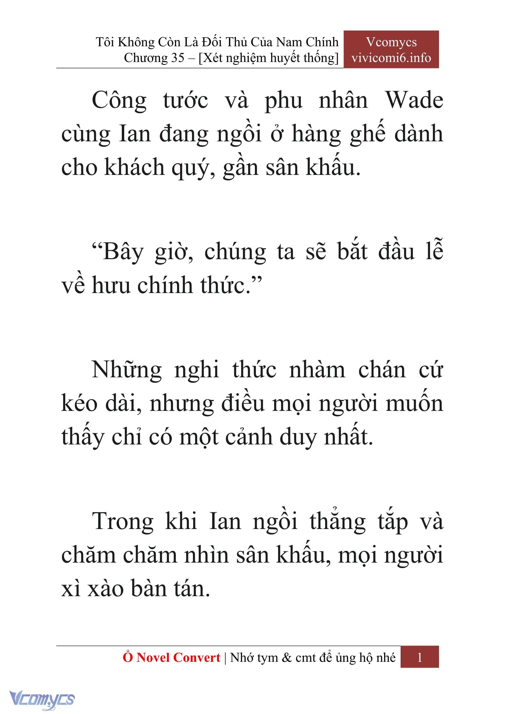 [Novel] Tôi Không Còn Là Đối Thủ Của Nam Chính Chapter  35 - 3