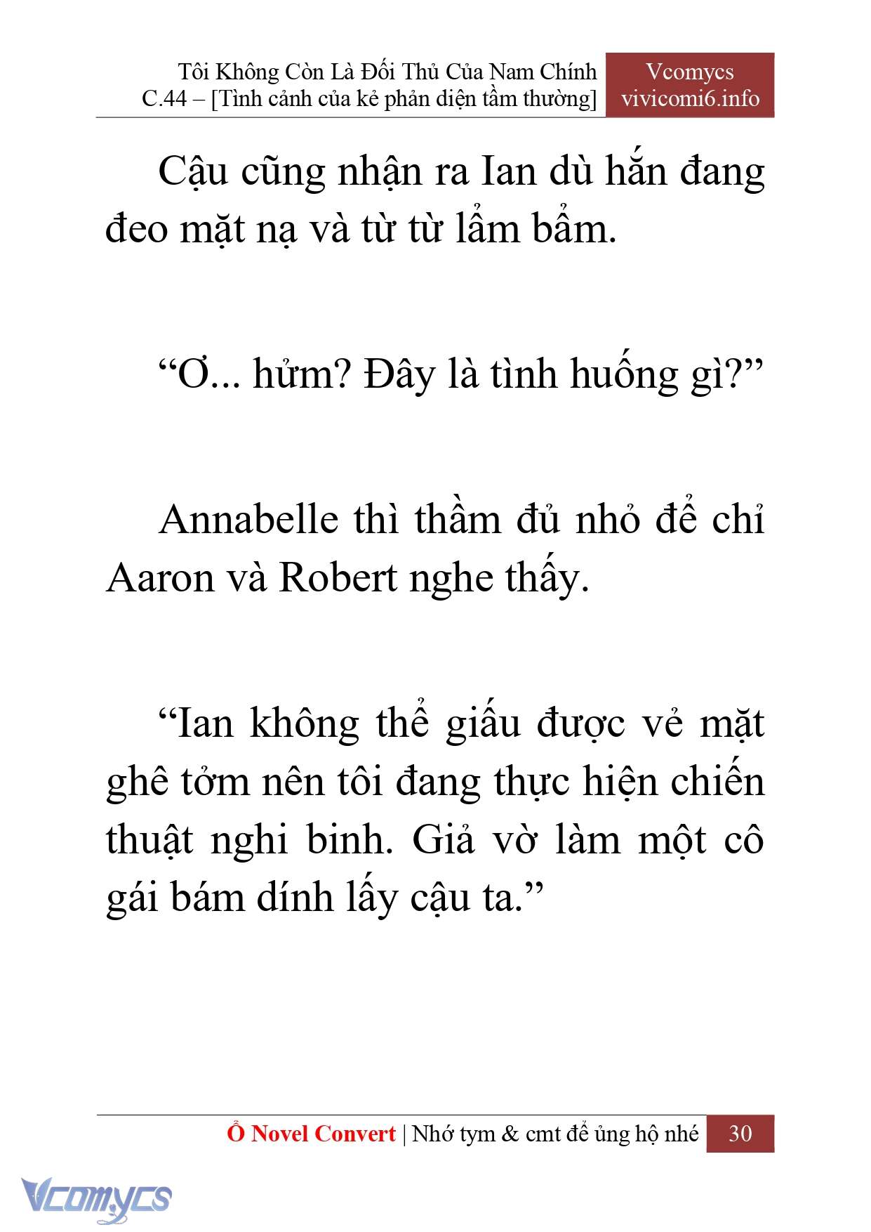[Novel] Tôi Không Còn Là Đối Thủ Của Nam Chính Chapter  44 - 32