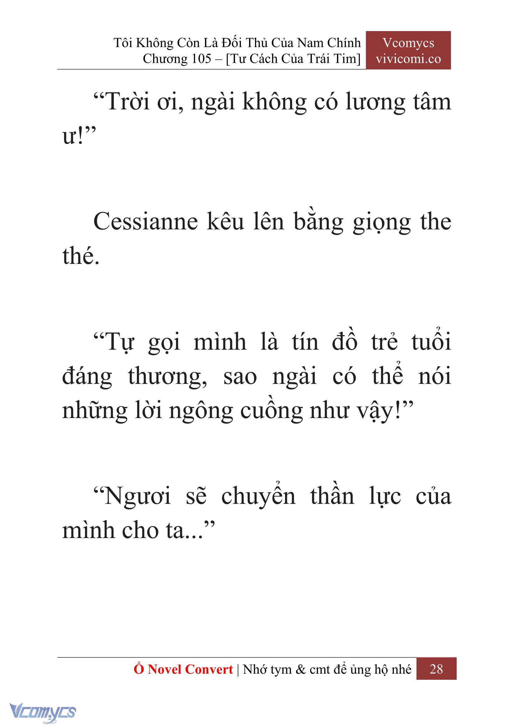 [Novel] Tôi Không Còn Là Đối Thủ Của Nam Chính Chapter  105 - 30